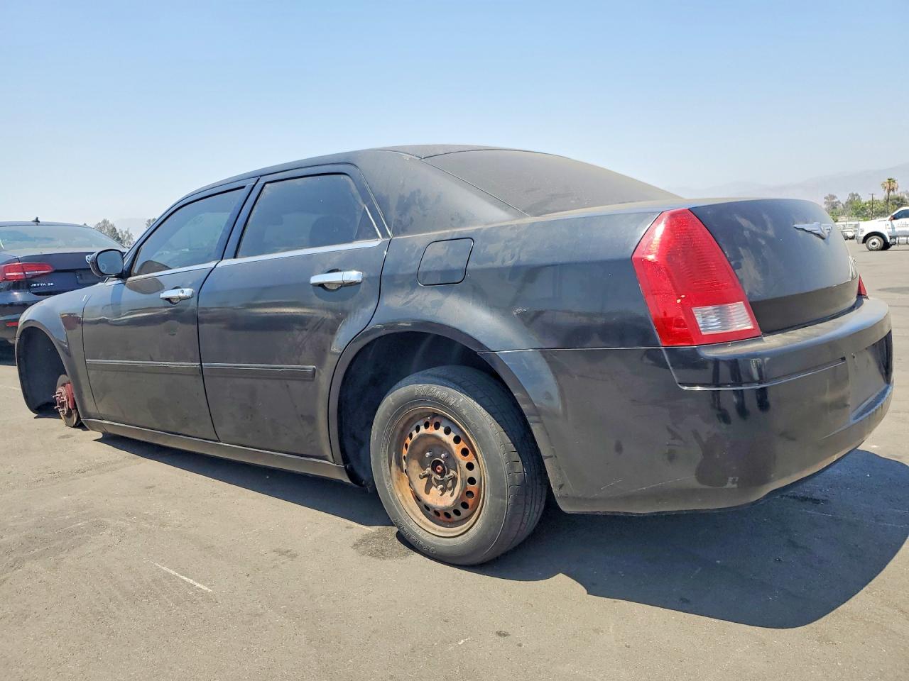 2007 Chrysler 300 Black vin: 2C3KA43R07H889612