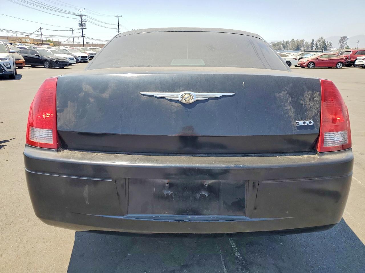 2007 Chrysler 300 Black vin: 2C3KA43R07H889612