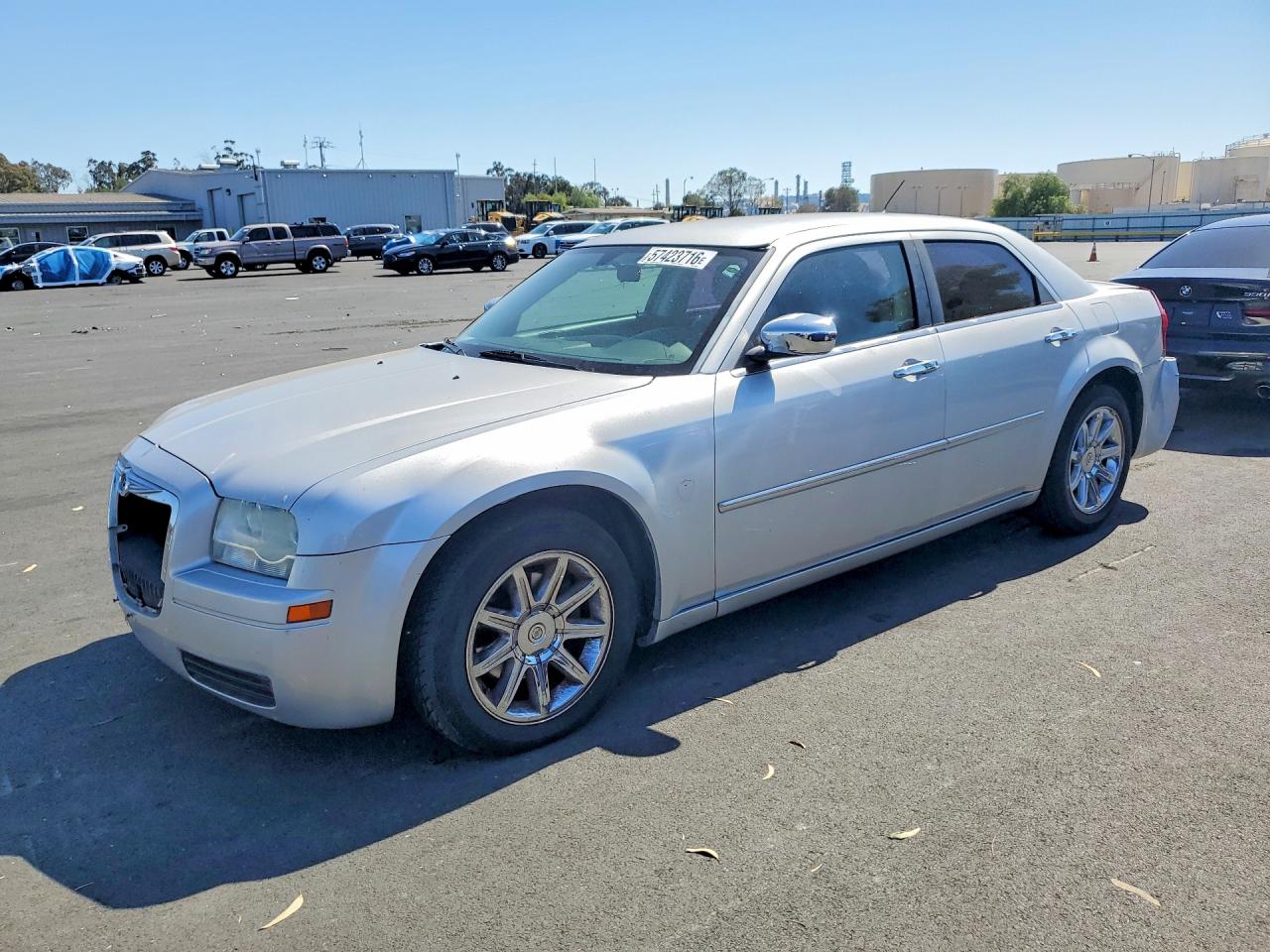 2008 Chrysler 300 Lx Silver vin: 2C3KA43R08H208253