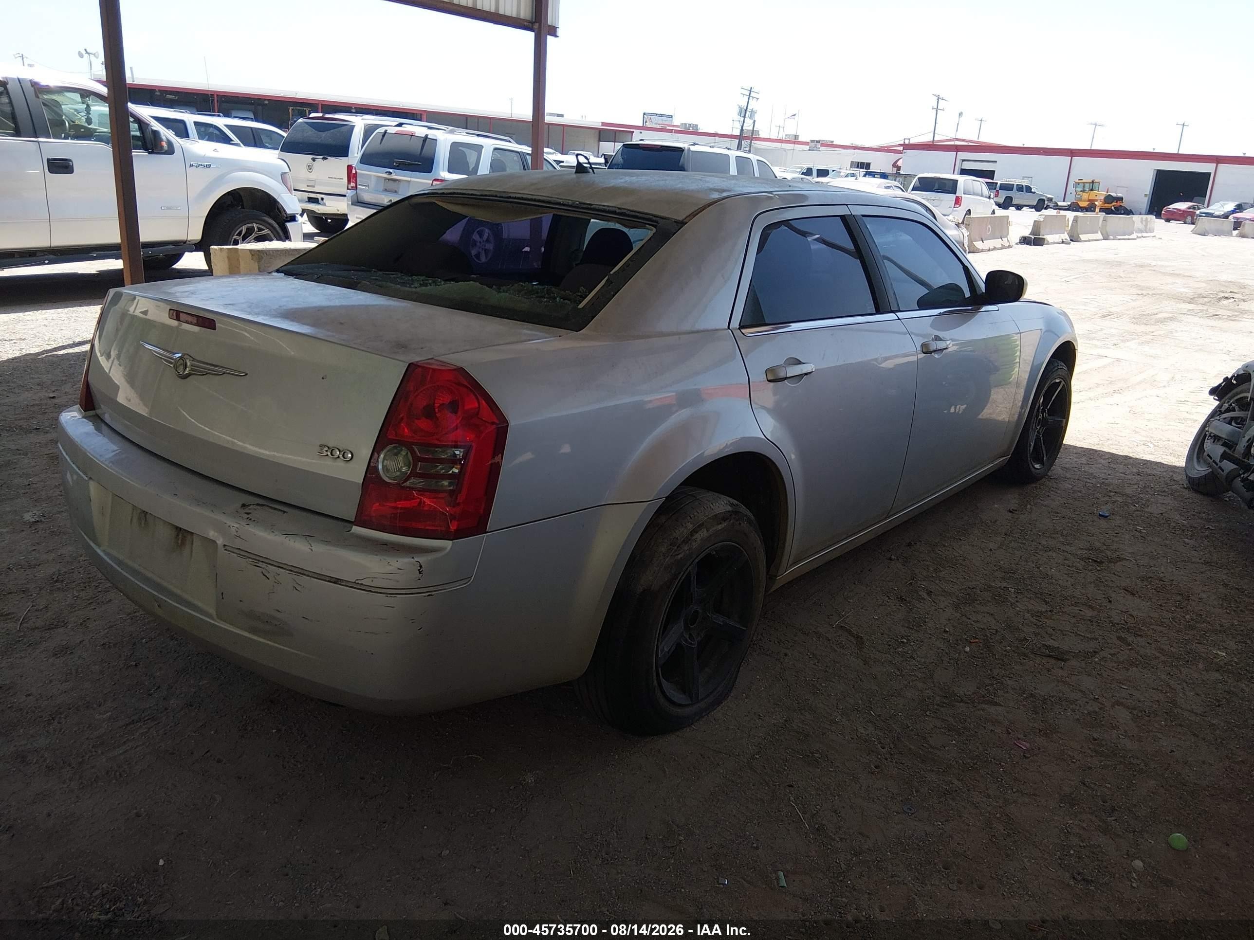 2008 Chrysler 300 Lx Silver vin: 2C3KA43R08H240622