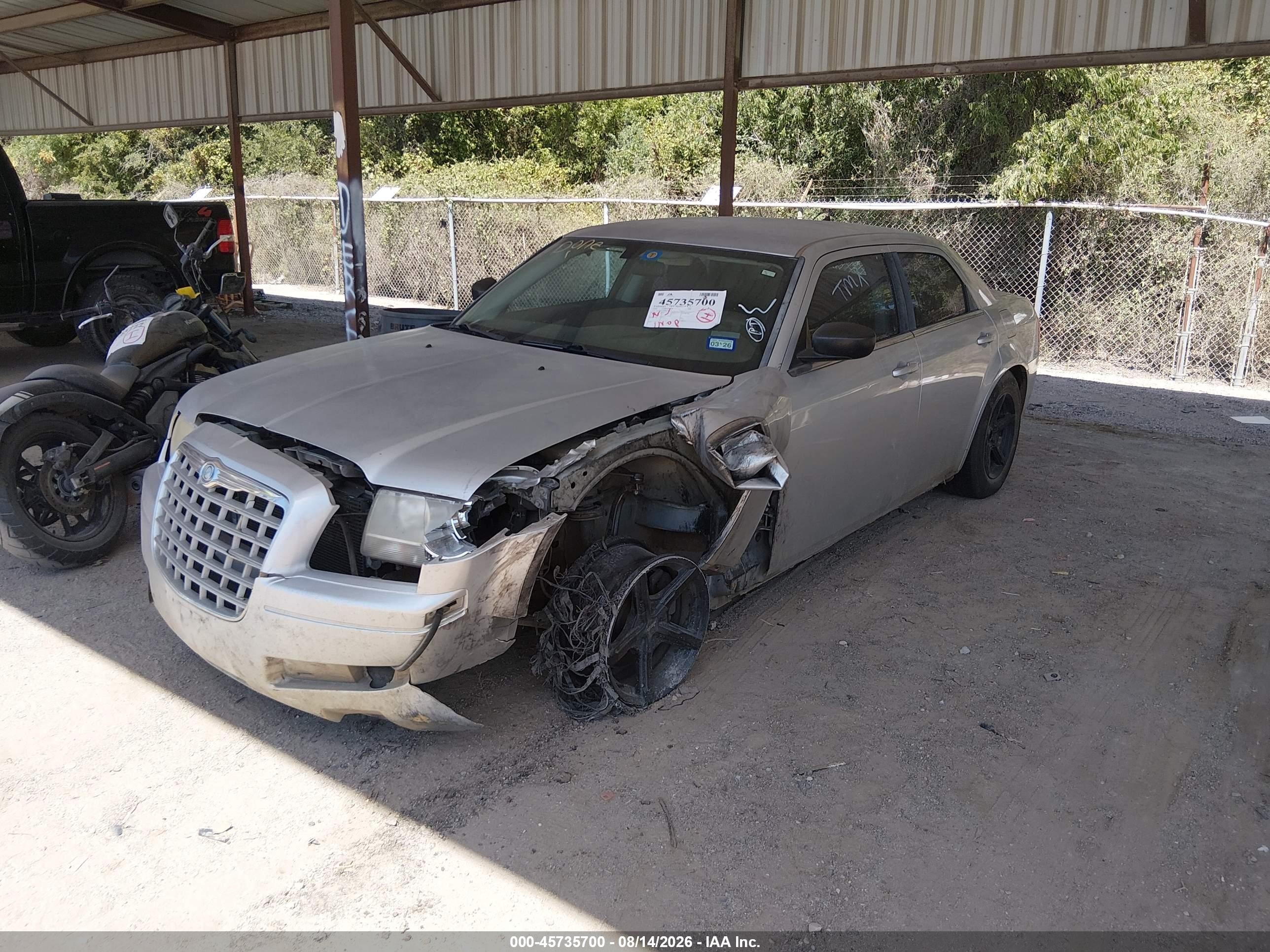 2008 Chrysler 300 Lx Silver vin: 2C3KA43R08H240622