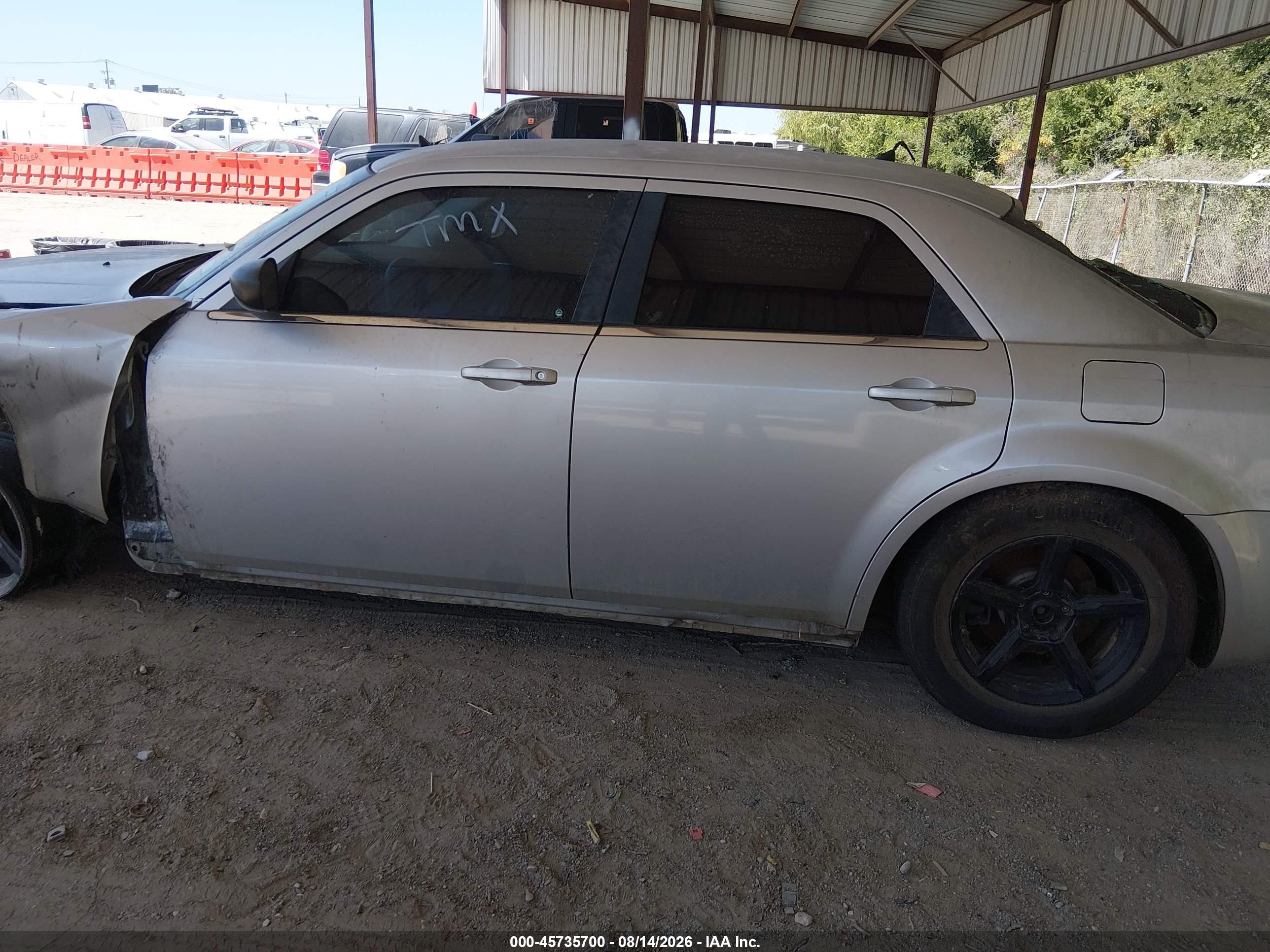 2008 Chrysler 300 Lx Silver vin: 2C3KA43R08H240622