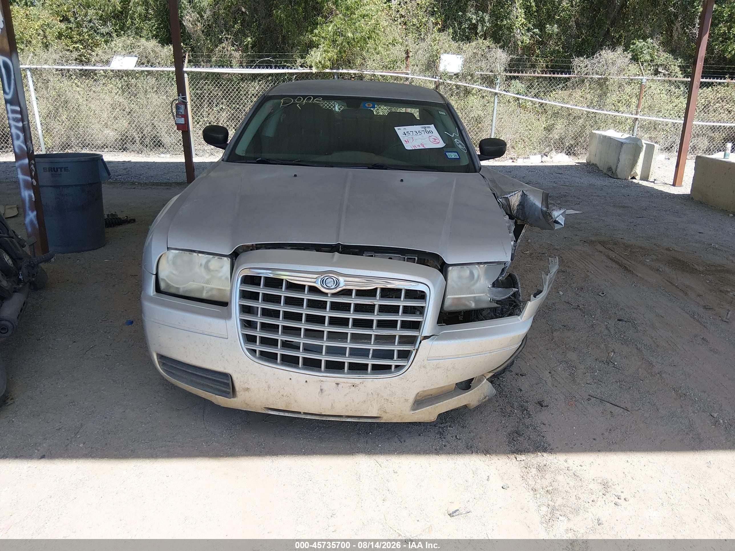 2008 Chrysler 300 Lx Silver vin: 2C3KA43R08H240622