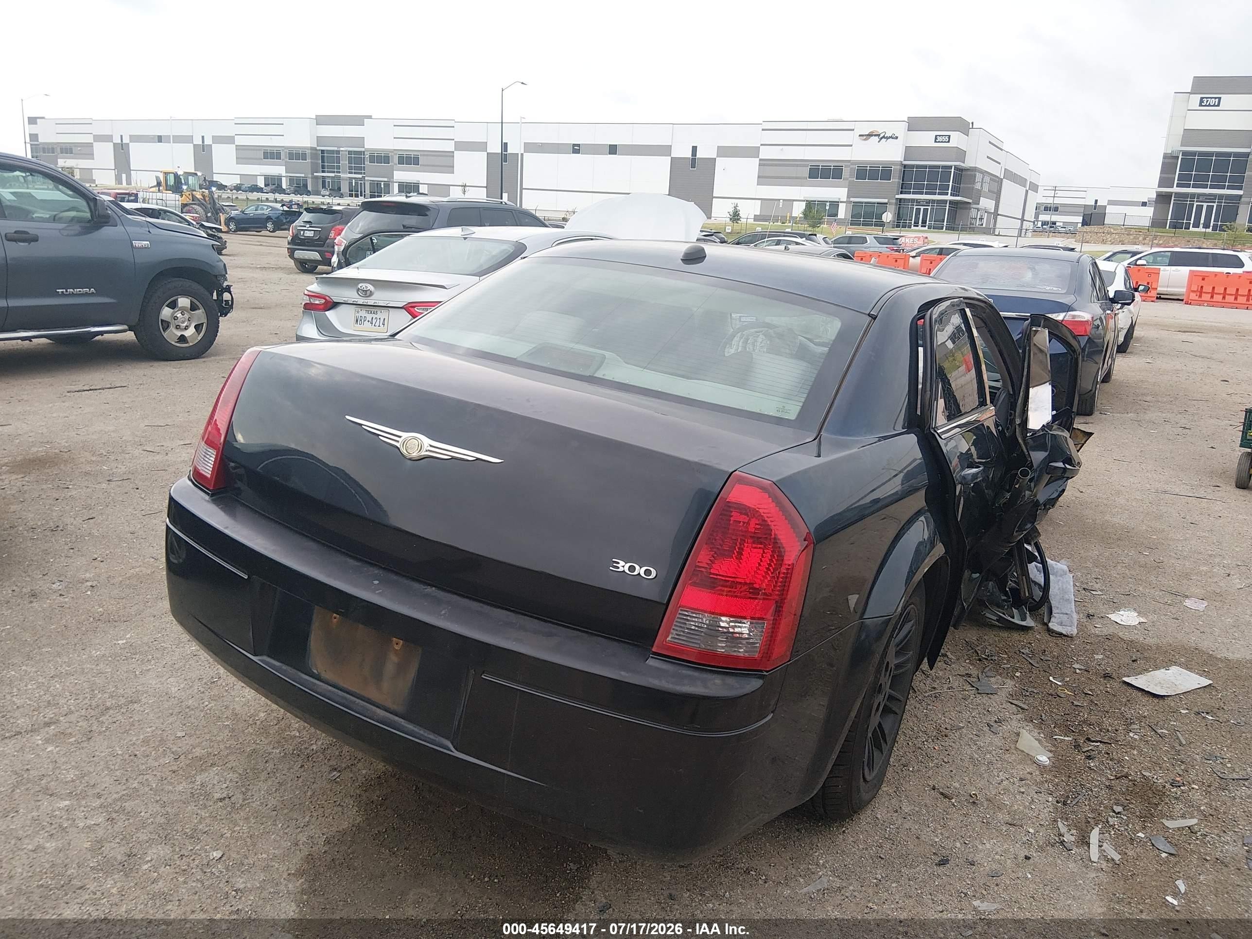 2006 Chrysler 300   Black vin: 2C3KA43R26H170683