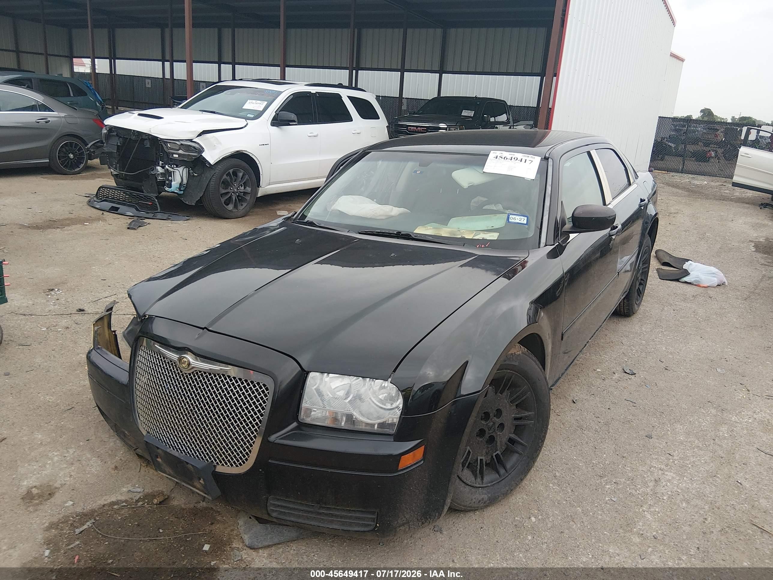 2006 Chrysler 300   Black vin: 2C3KA43R26H170683