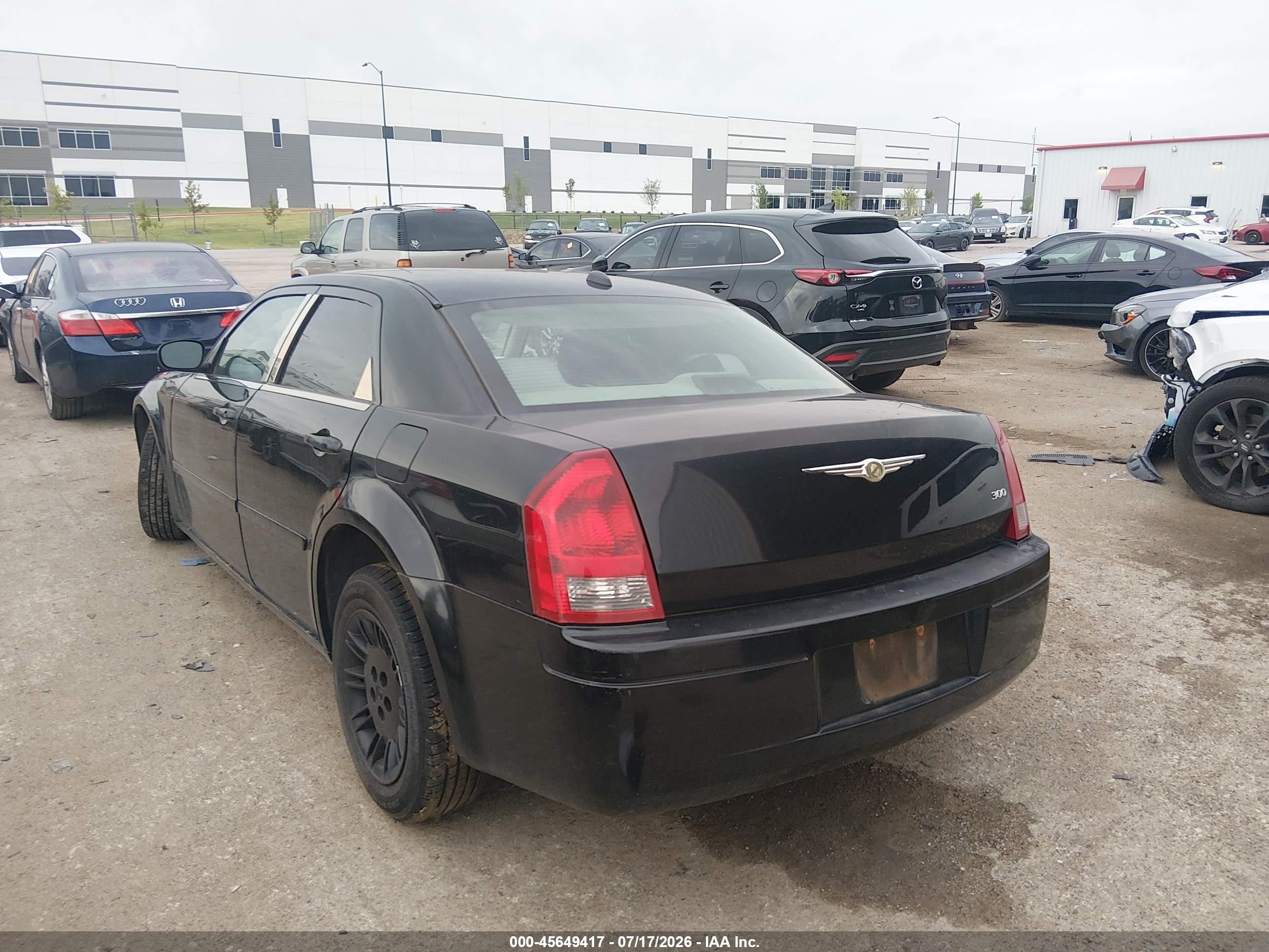 2006 Chrysler 300   Black vin: 2C3KA43R26H170683