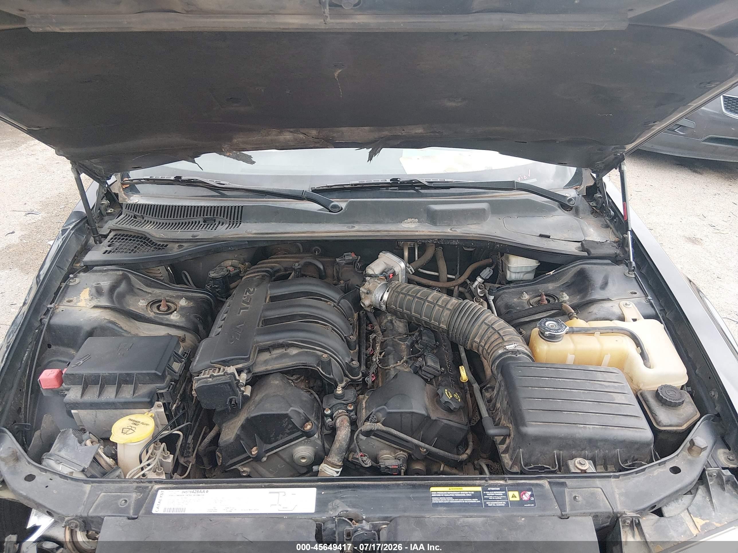 2006 Chrysler 300   Black vin: 2C3KA43R26H170683