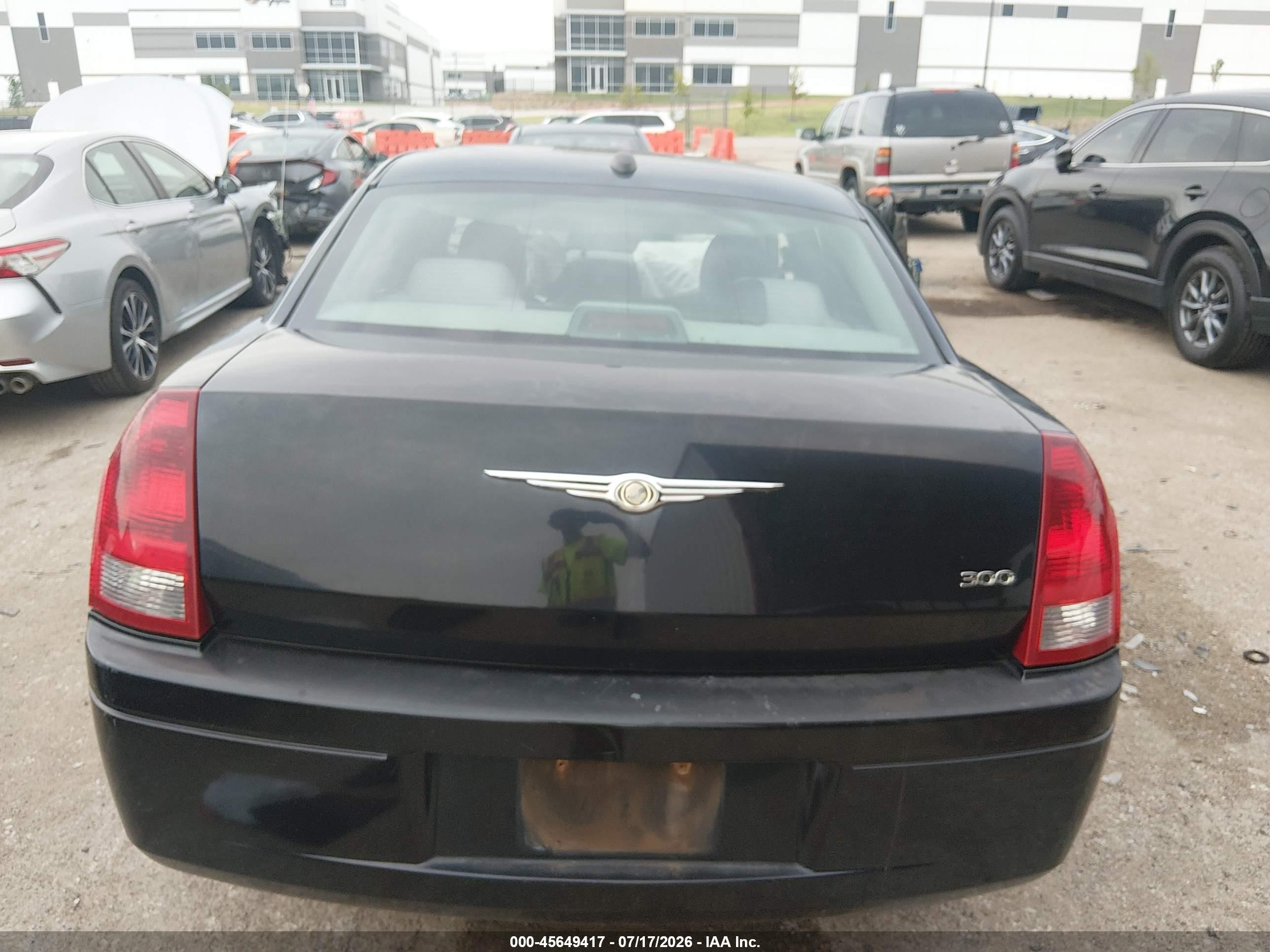 2006 Chrysler 300   Black vin: 2C3KA43R26H170683