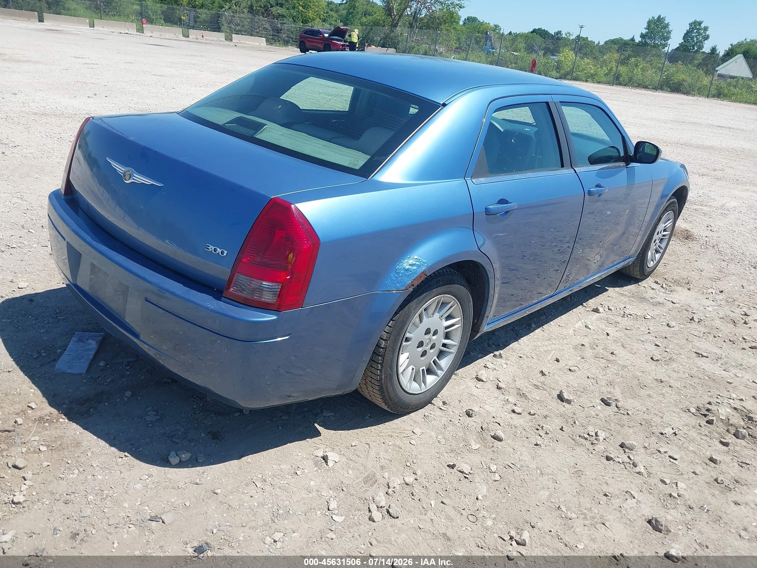 2007 Chrysler 300   Blue vin: 2C3KA43R27H829735