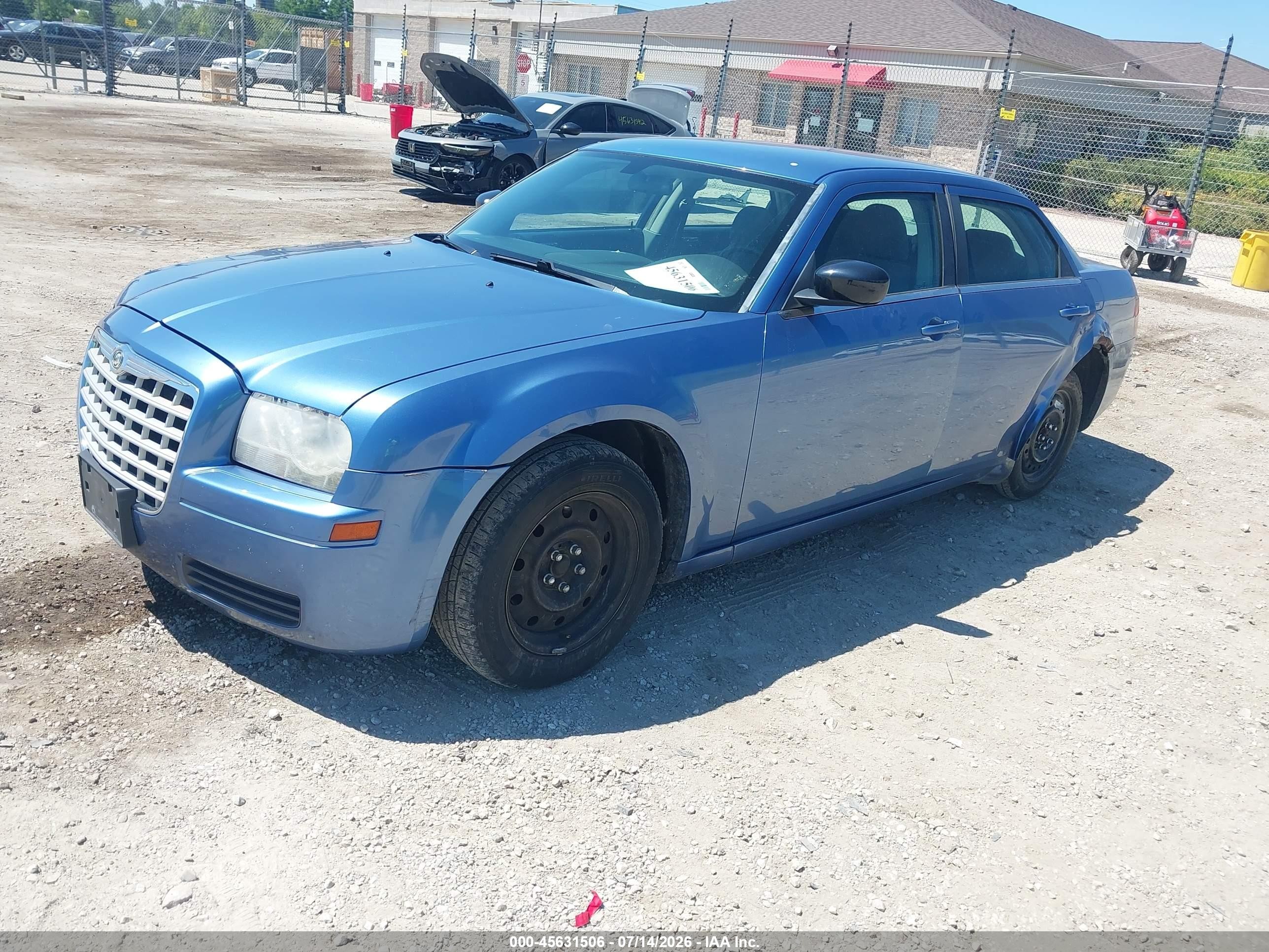 2007 Chrysler 300   Blue vin: 2C3KA43R27H829735