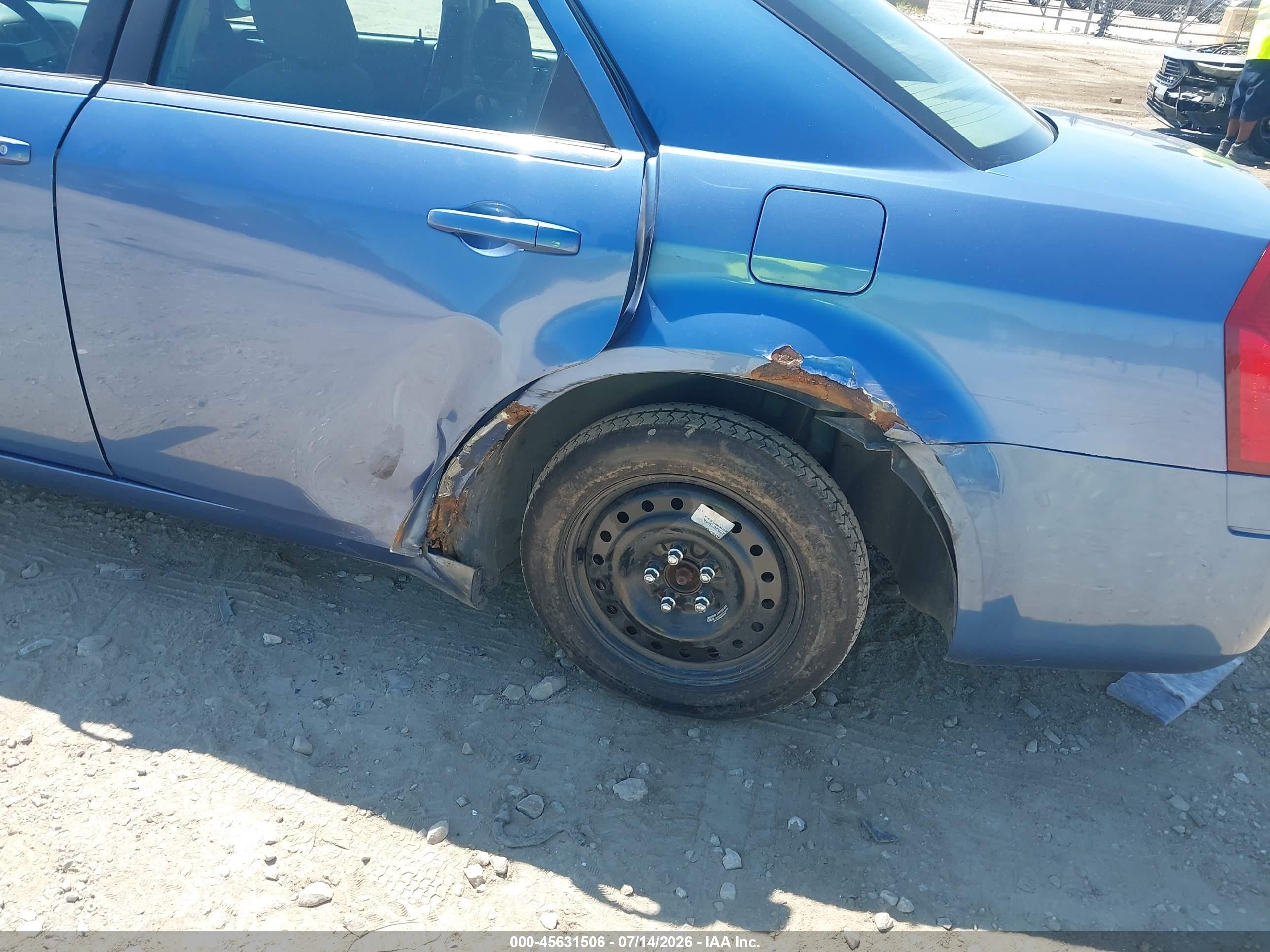 2007 Chrysler 300   Blue vin: 2C3KA43R27H829735