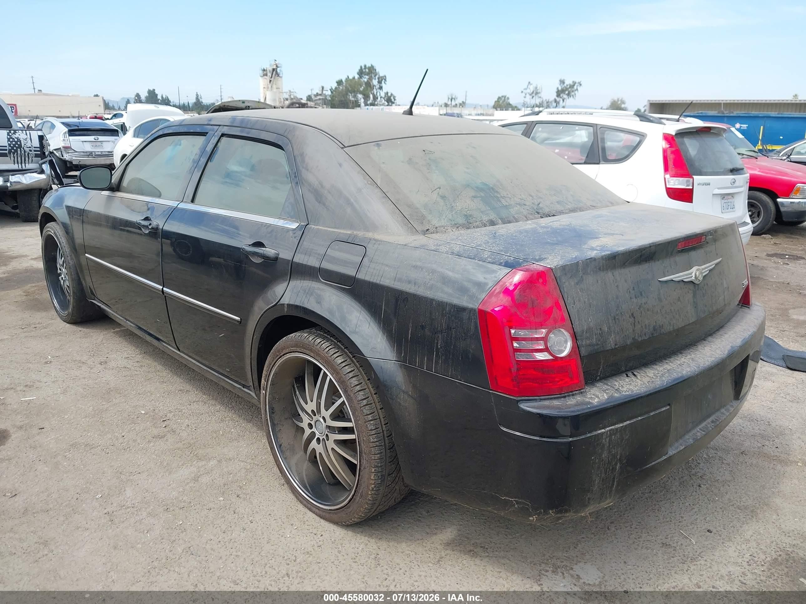 2008 Chrysler 300 Lx Черный vin: 2C3KA43R28H122149
