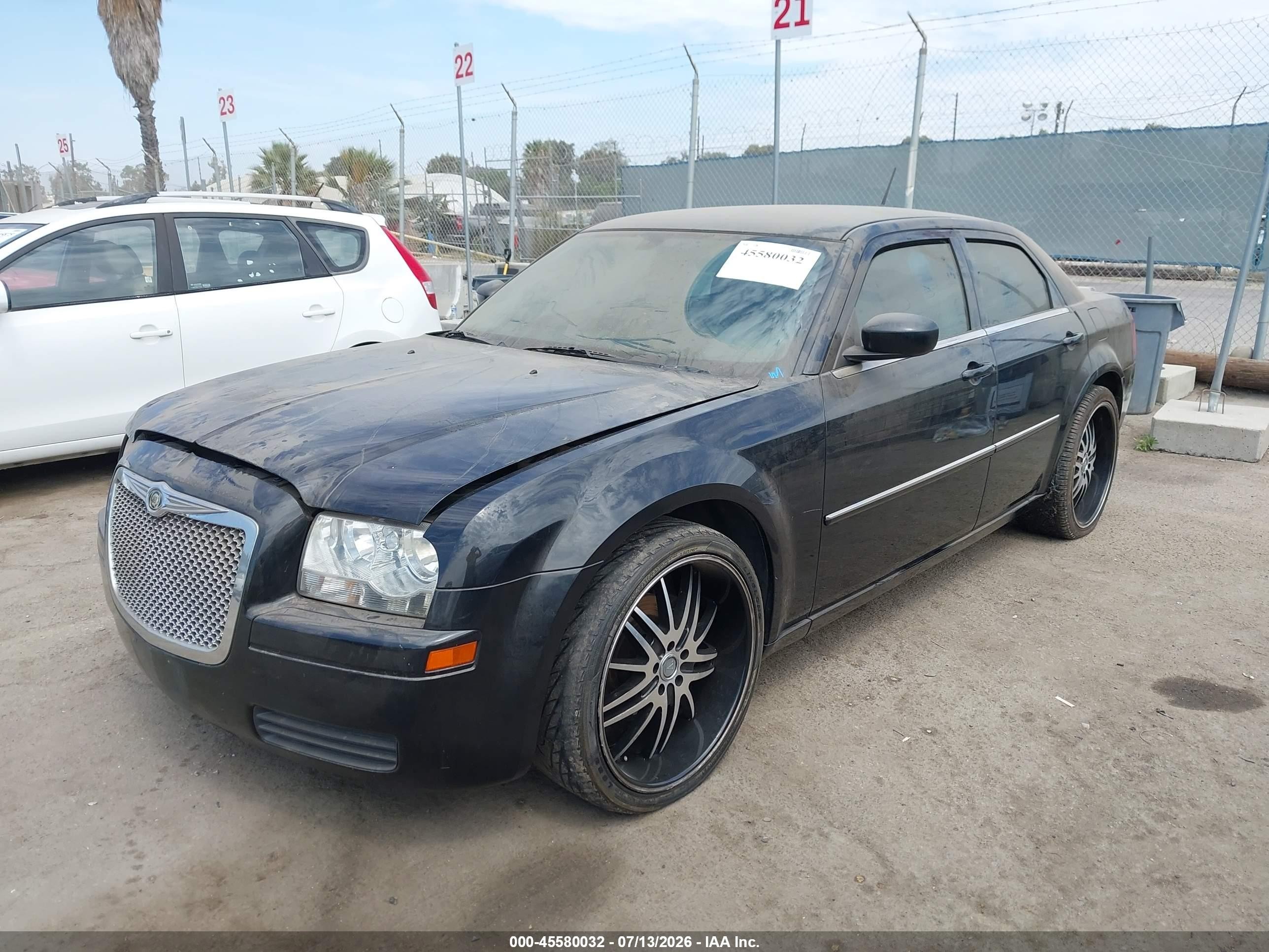 2008 Chrysler 300 Lx Черный vin: 2C3KA43R28H122149