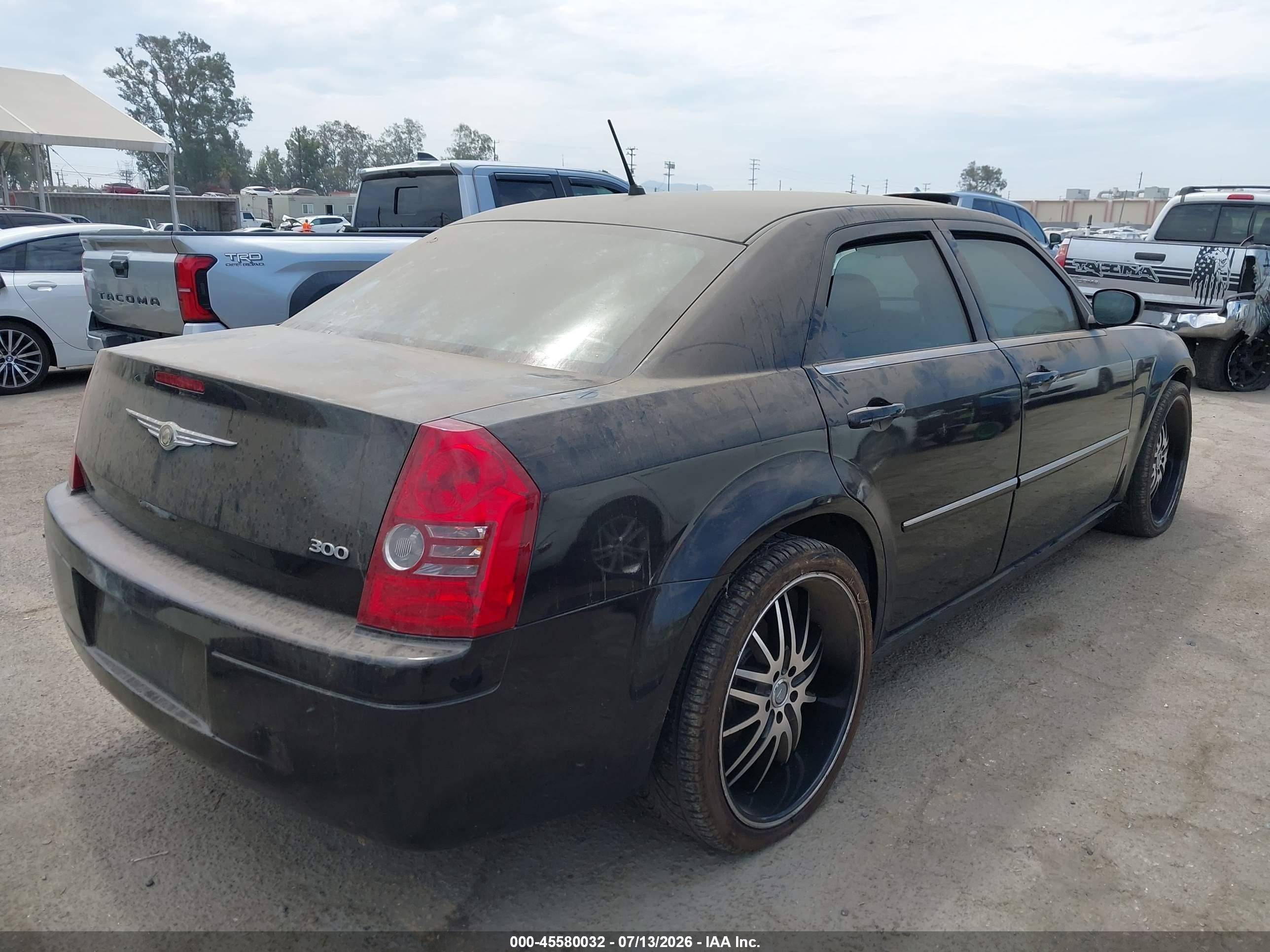 2008 Chrysler 300 Lx Черный vin: 2C3KA43R28H122149