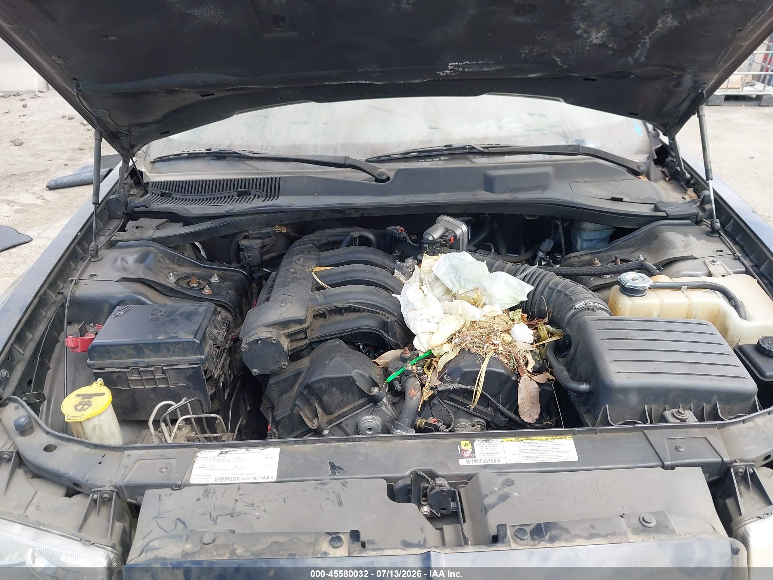 2008 Chrysler 300 Lx Черный vin: 2C3KA43R28H122149