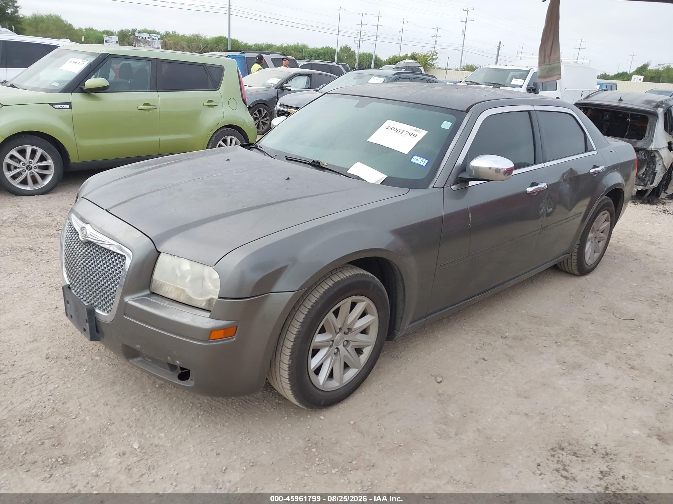 2008 Chrysler 300 Lx Gray vin: 2C3KA43R28H123768