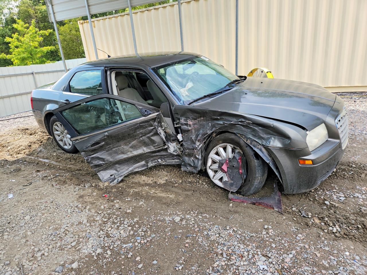 2008 Chrysler 300 Lx Charcoal vin: 2C3KA43R28H133605