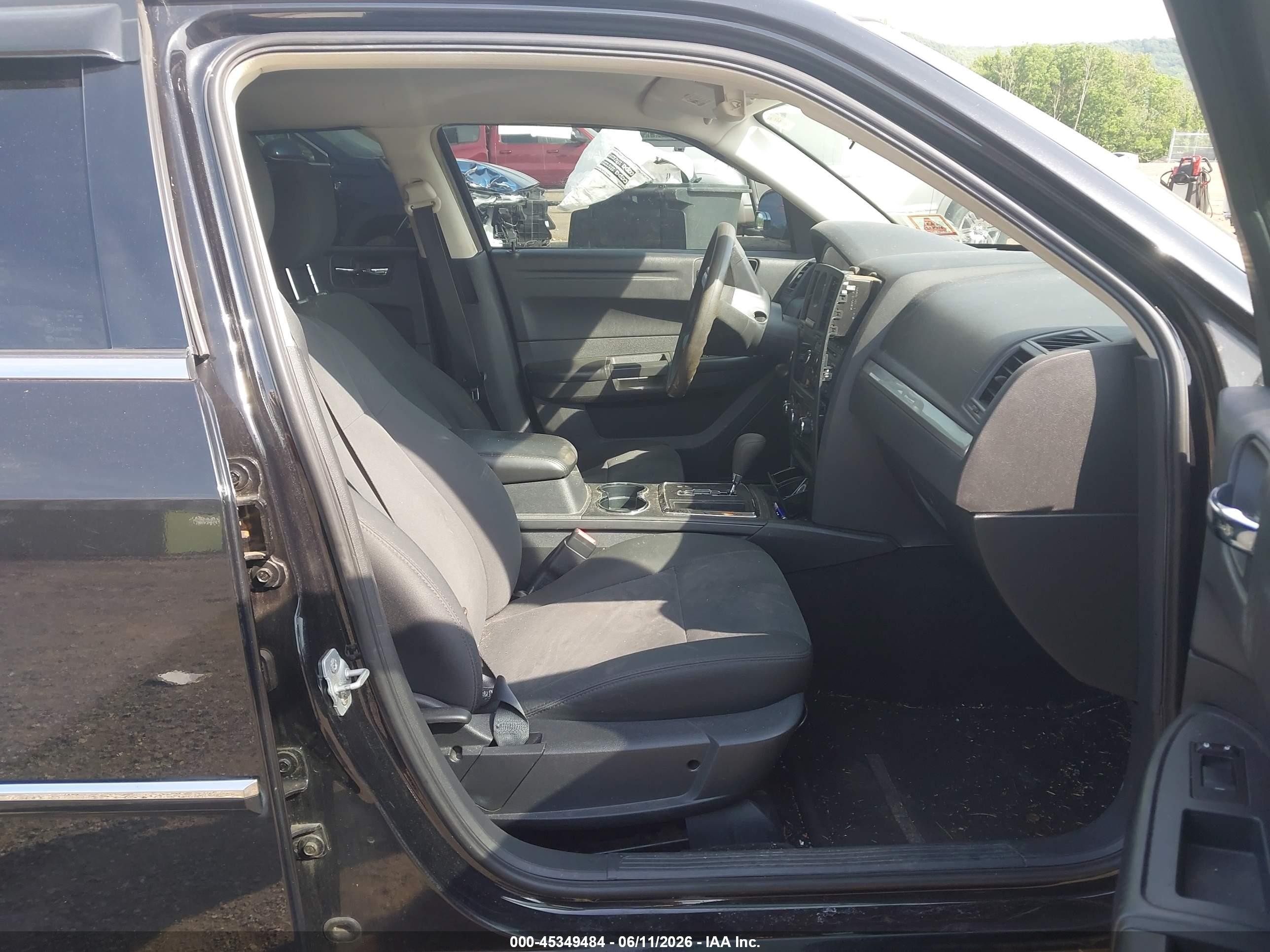 2008 Chrysler 300 Lx Black vin: 2C3KA43R38H123326