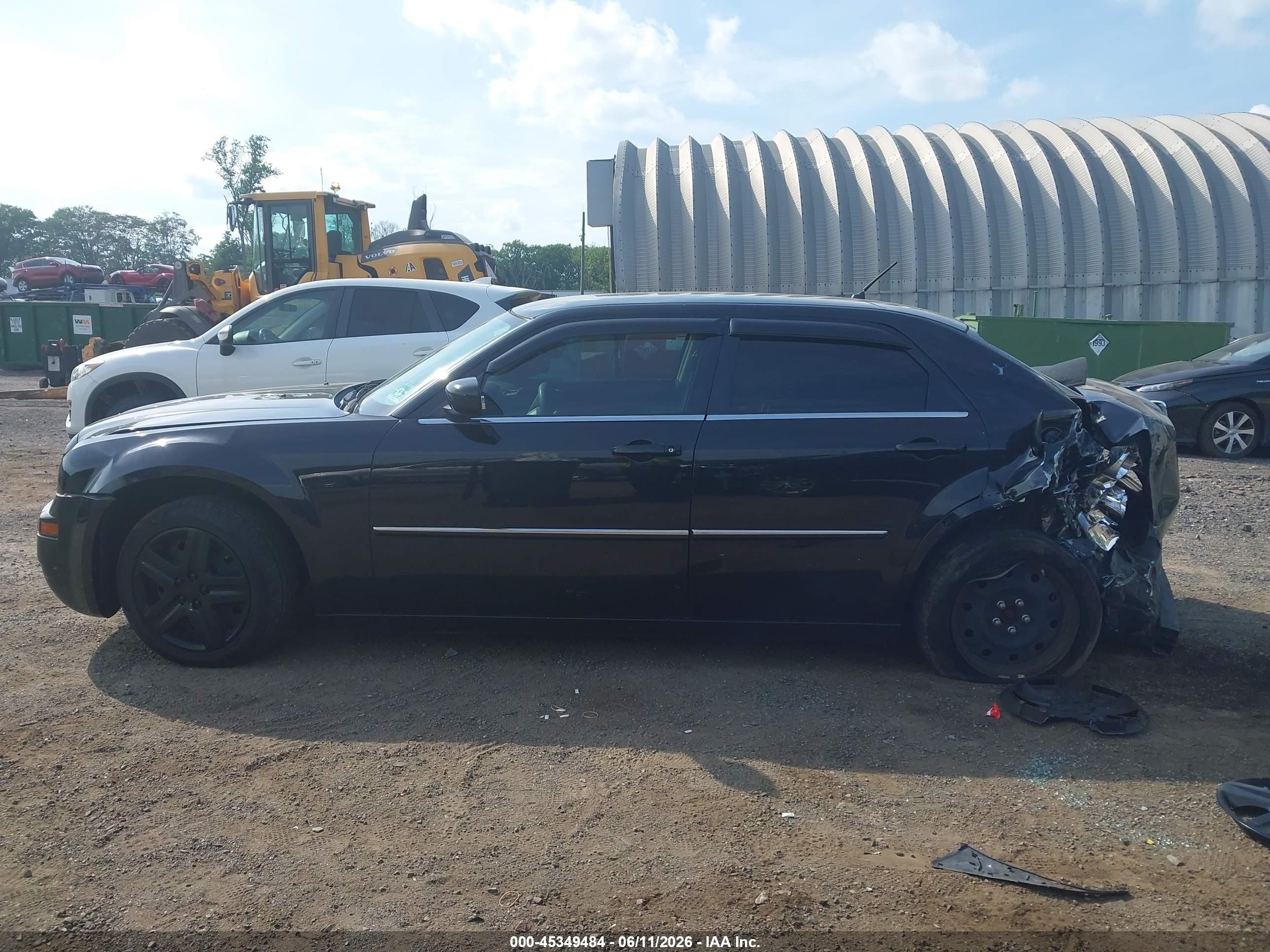 2008 Chrysler 300 Lx Black vin: 2C3KA43R38H123326
