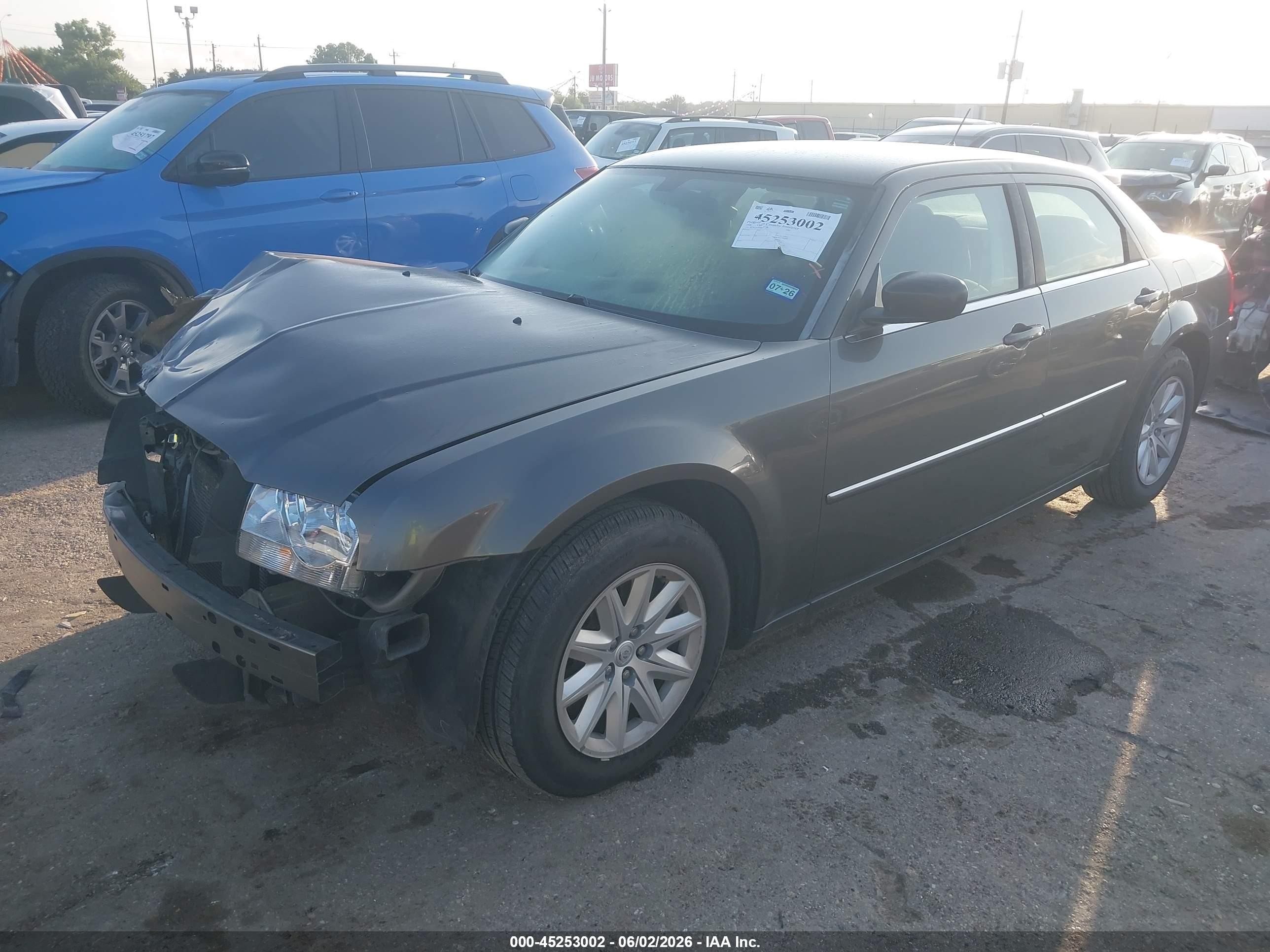 2008 Chrysler 300 Lx Gray vin: 2C3KA43R48H252031