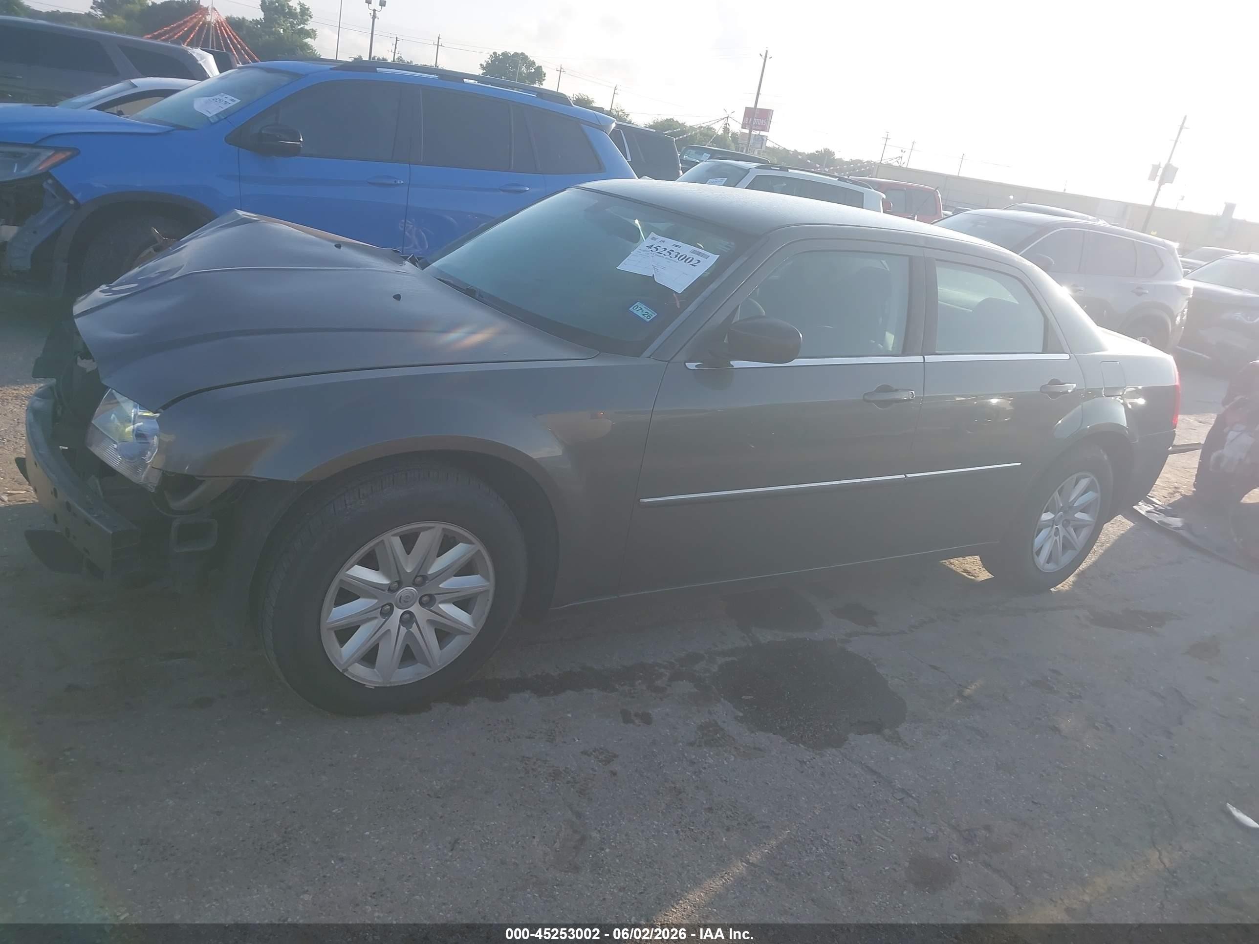 2008 Chrysler 300 Lx Gray vin: 2C3KA43R48H252031