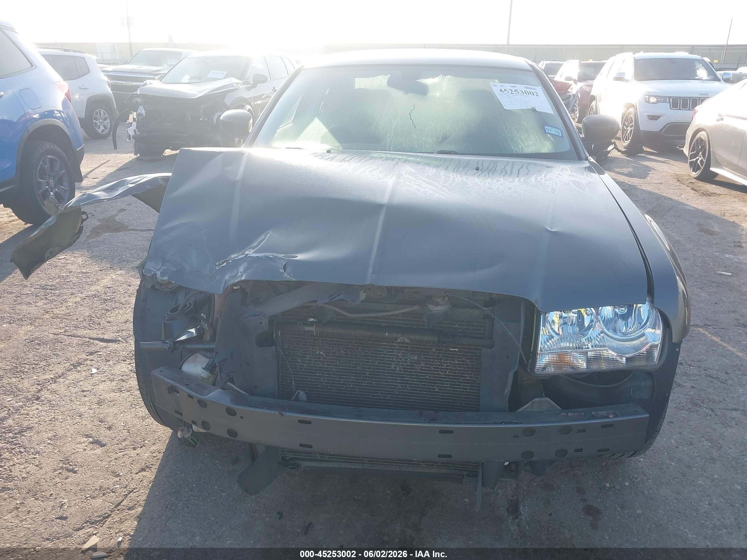 2008 Chrysler 300 Lx Gray vin: 2C3KA43R48H252031