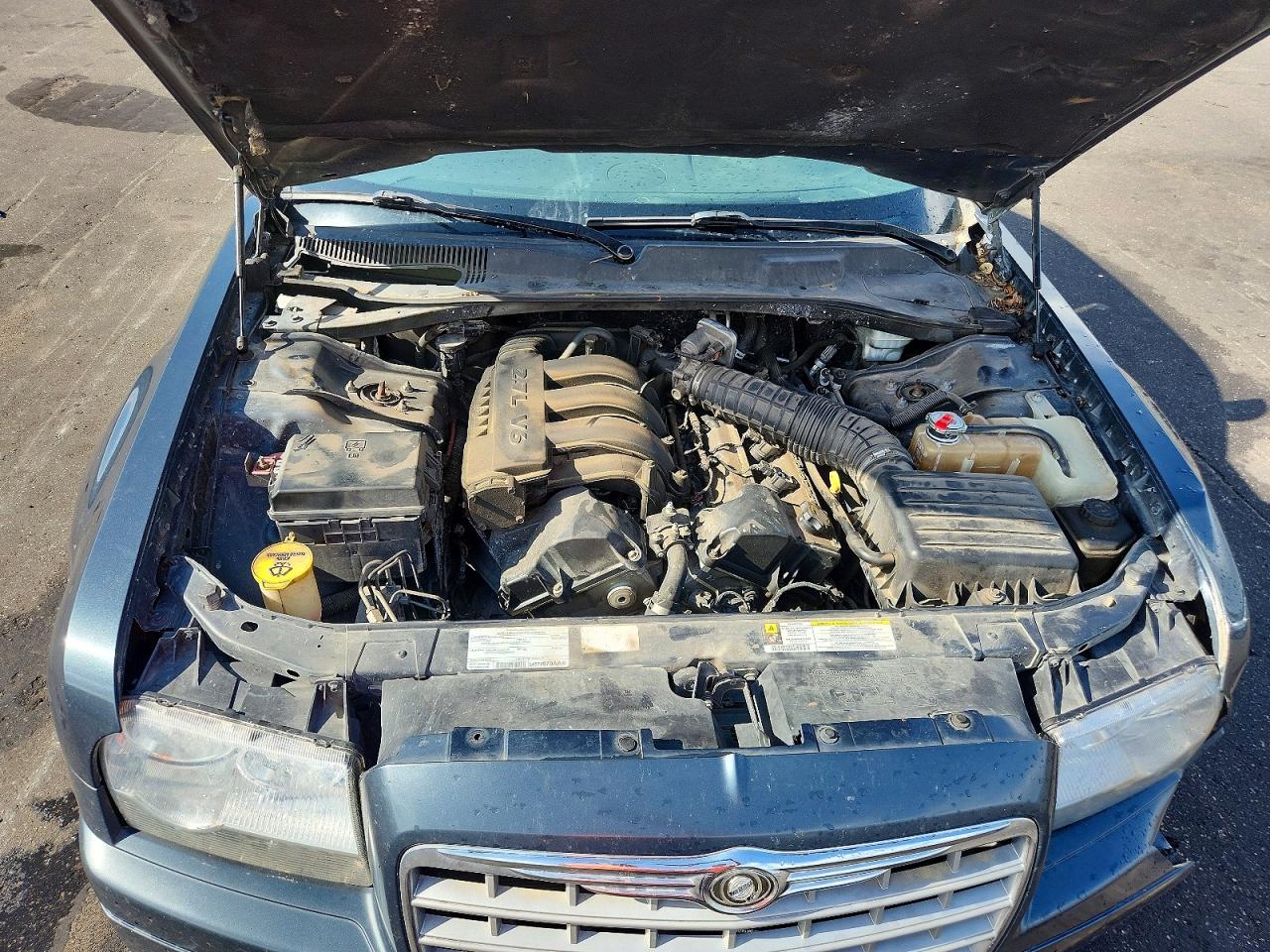 2008 Chrysler 300 Lx Blue vin: 2C3KA43R68H281756