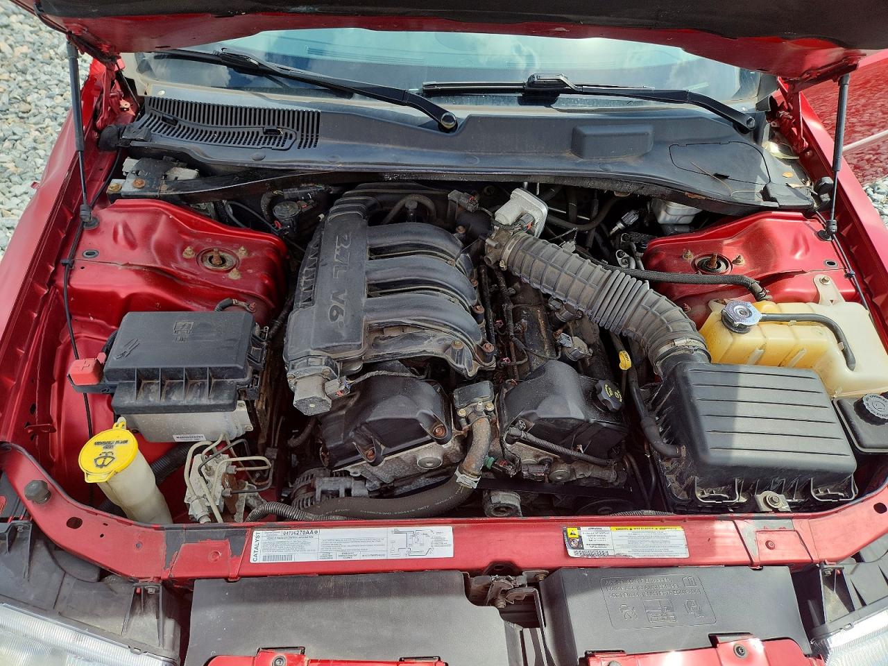 2007 Chrysler 300 Red vin: 2C3KA43R77H820982