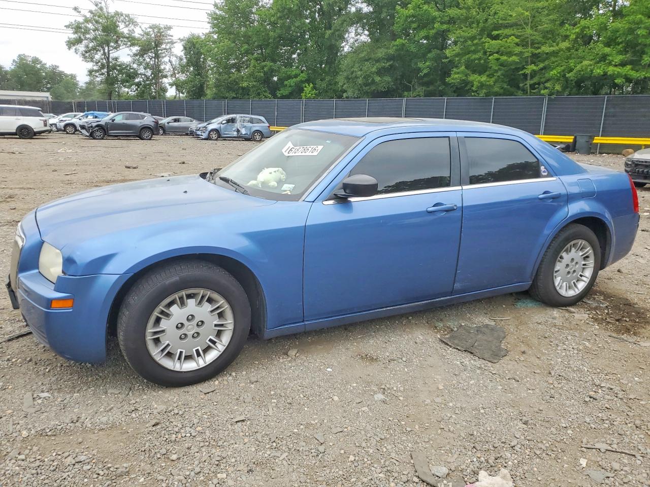 2007 Chrysler 300 Blue vin: 2C3KA43R87H774062