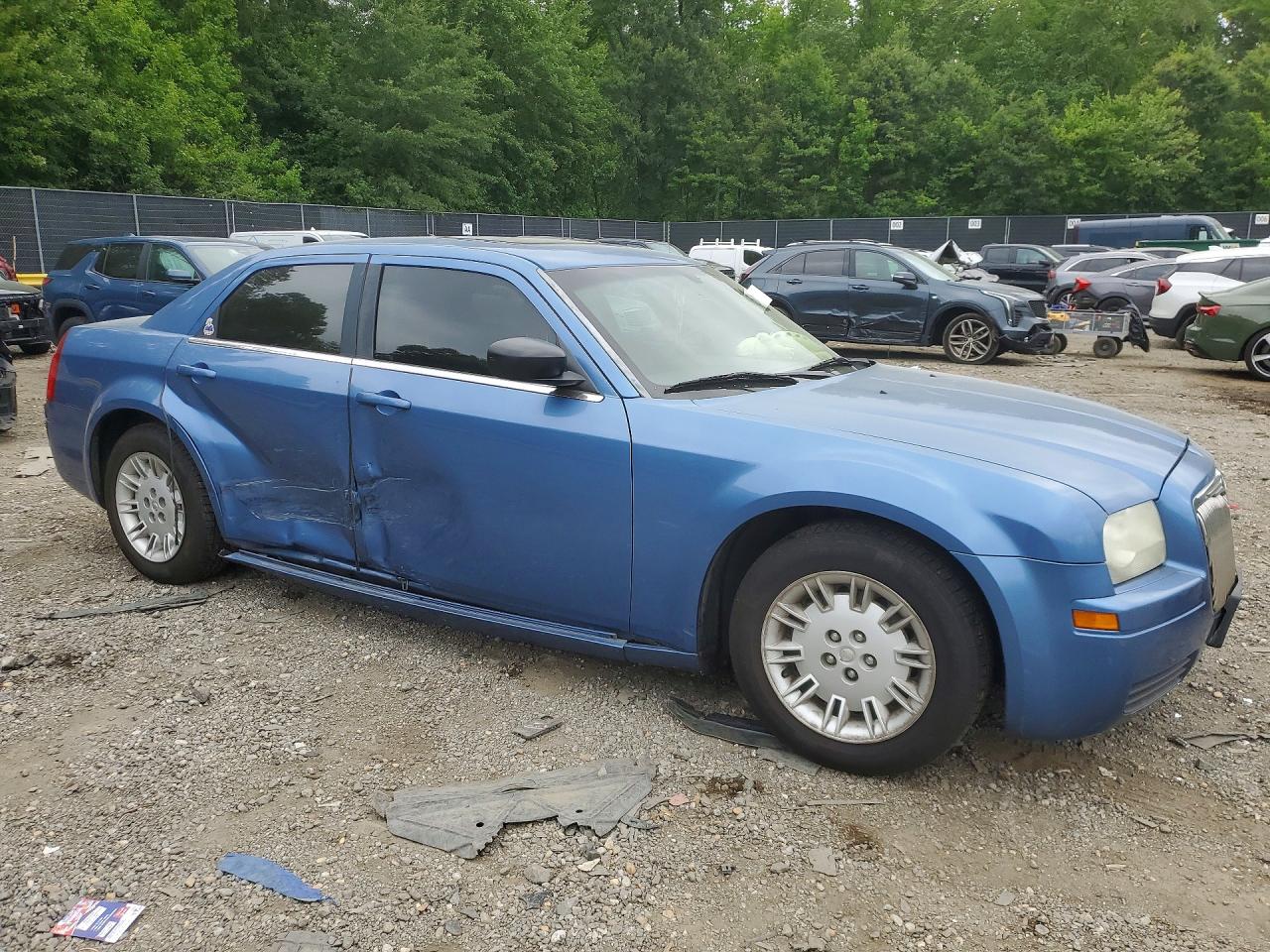 2007 Chrysler 300 Blue vin: 2C3KA43R87H774062