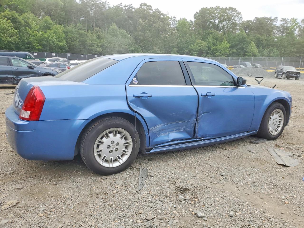 2007 Chrysler 300 Blue vin: 2C3KA43R87H774062