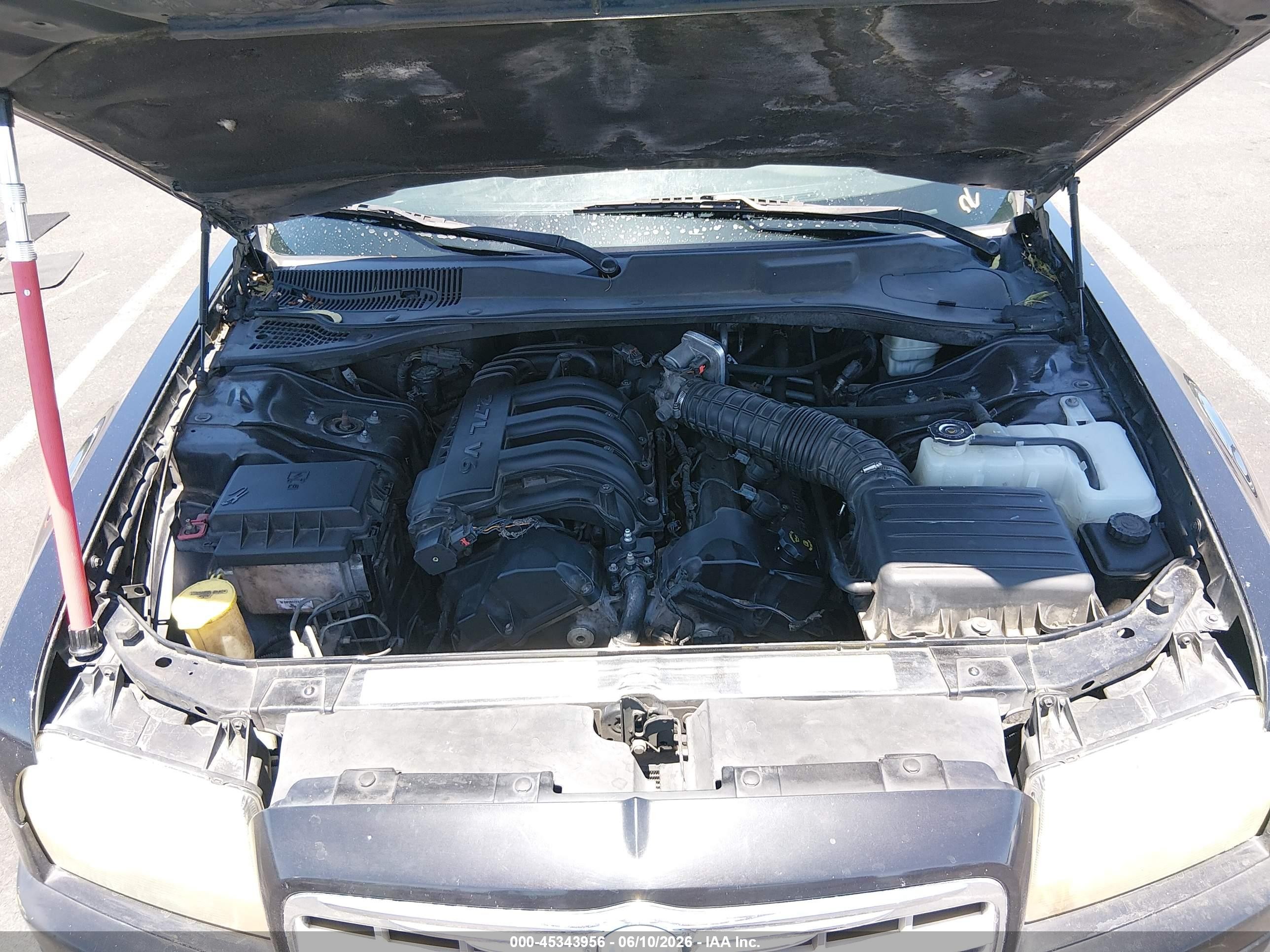 2007 Chrysler 300   Black vin: 2C3KA43R97H636515
