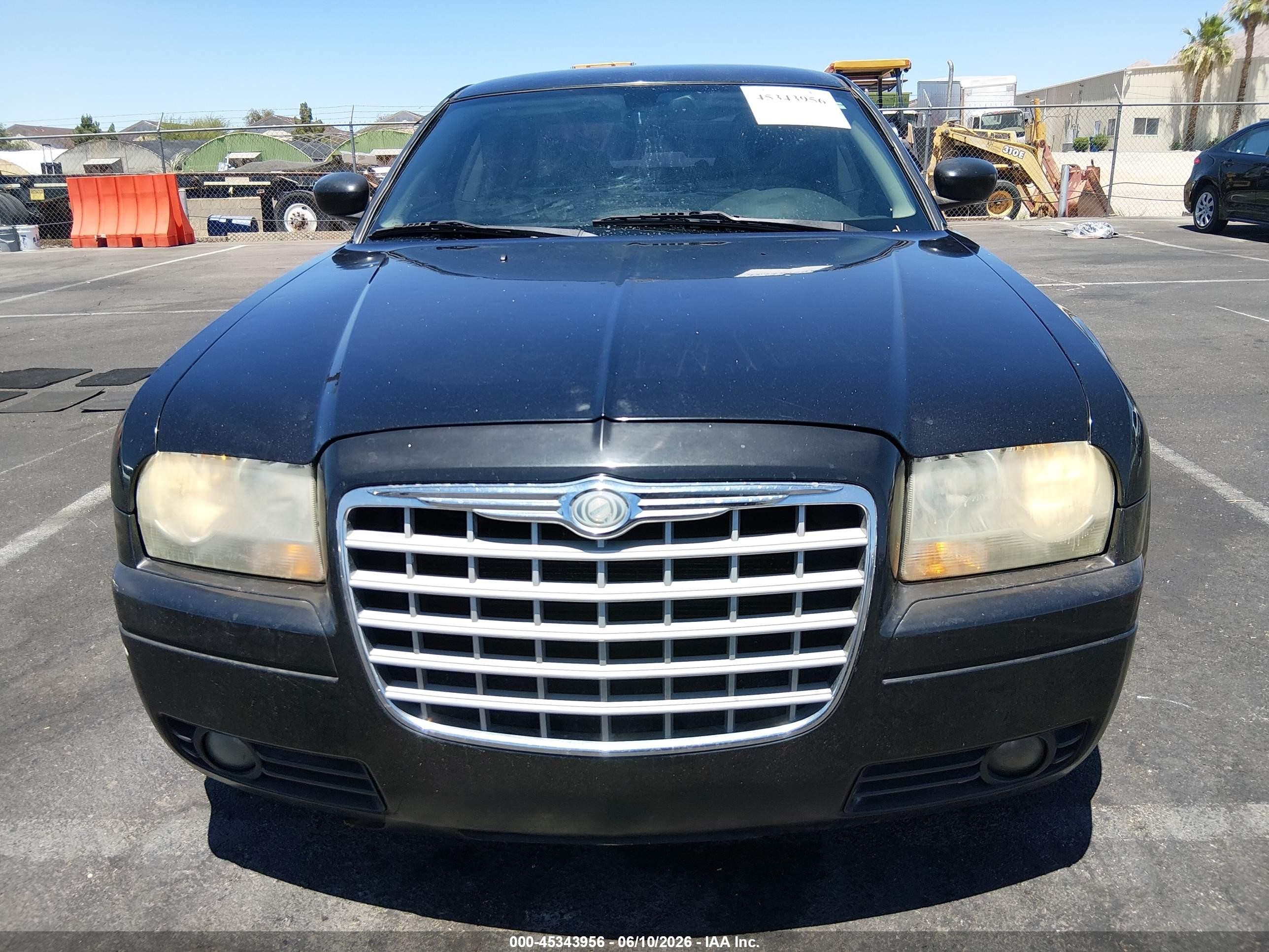 2007 Chrysler 300   Black vin: 2C3KA43R97H636515