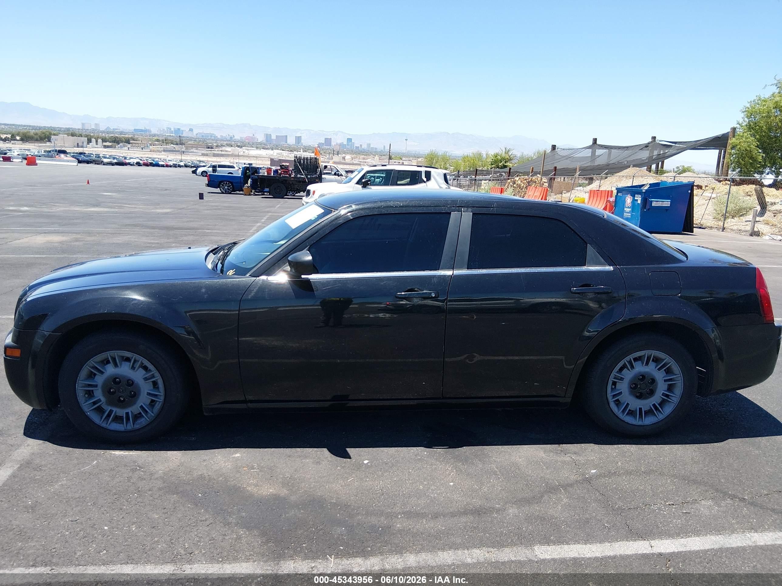 2007 Chrysler 300   Black vin: 2C3KA43R97H636515