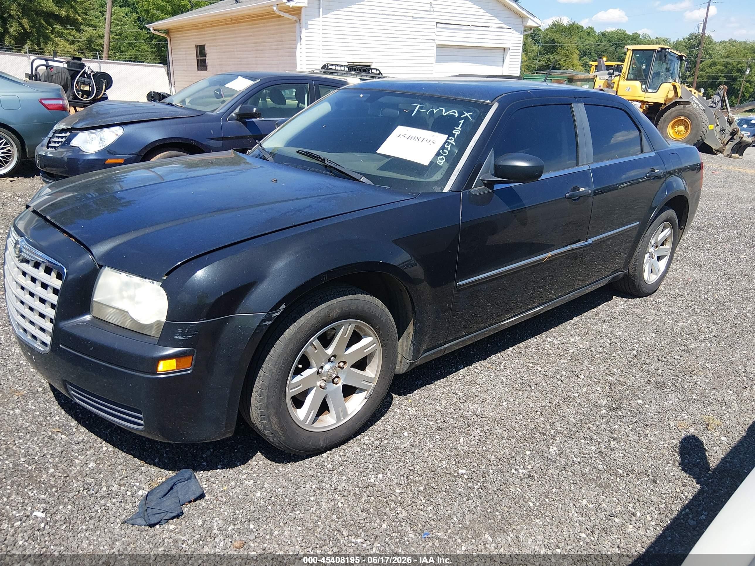 2008 Chrysler 300 Lx Black vin: 2C3KA43R98H192408