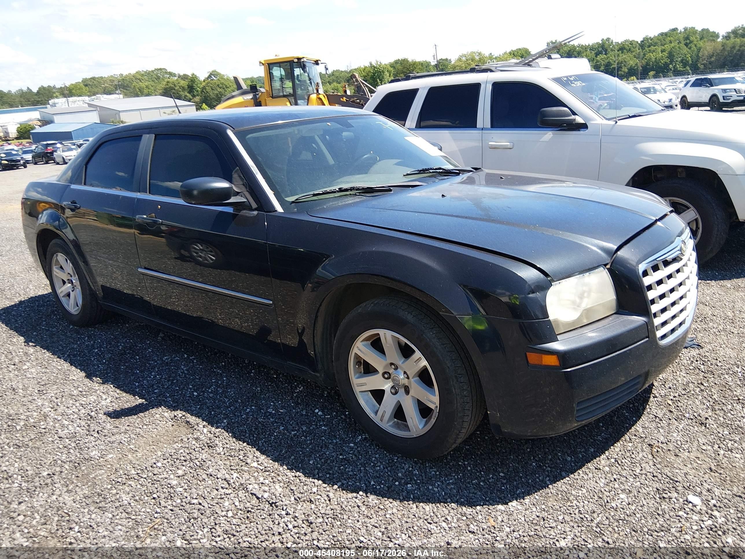 2008 Chrysler 300 Lx Черный vin: 2C3KA43R98H192408