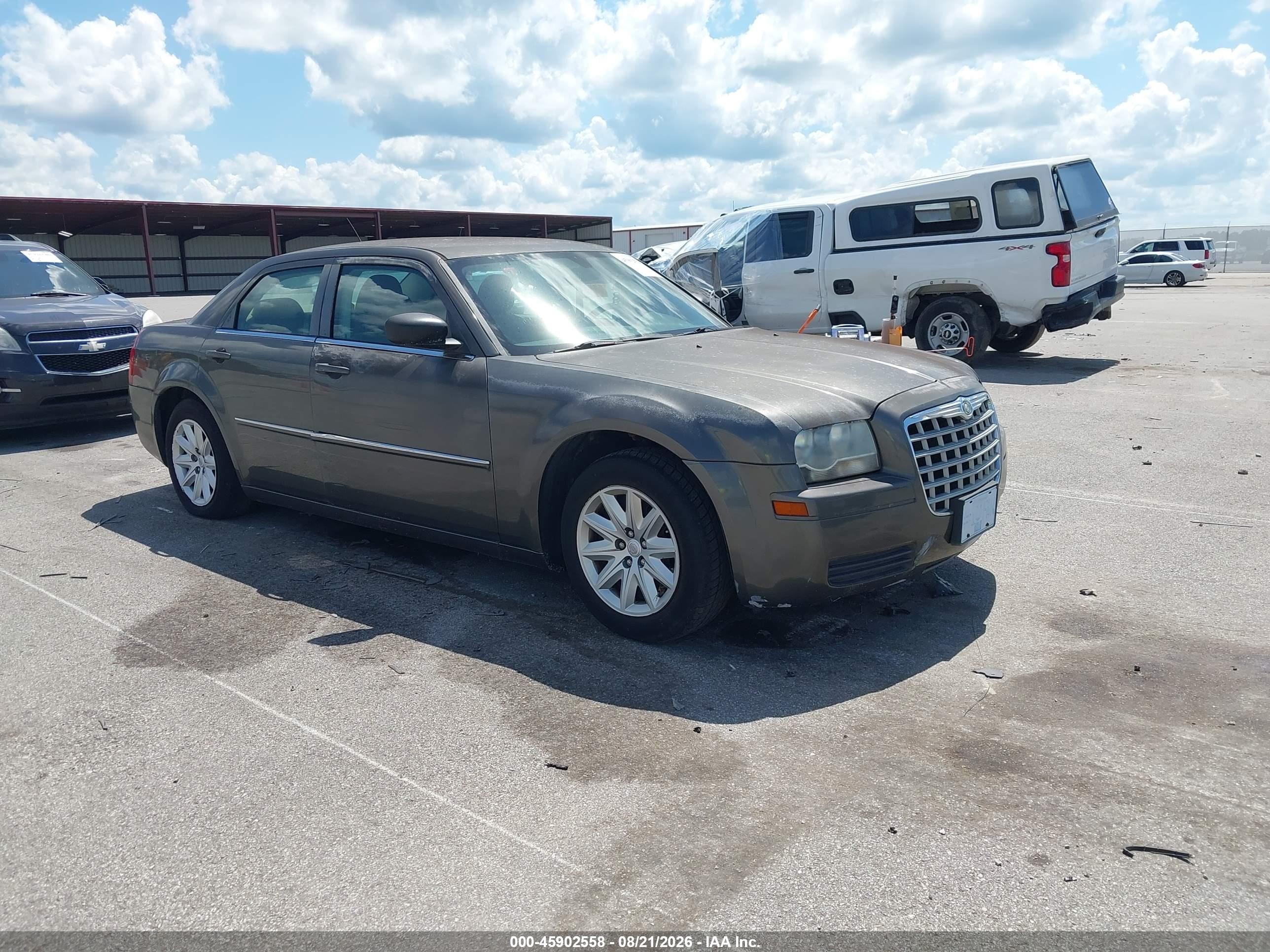 2008 Chrysler 300 Lx Gray vin: 2C3KA43RX8H253359