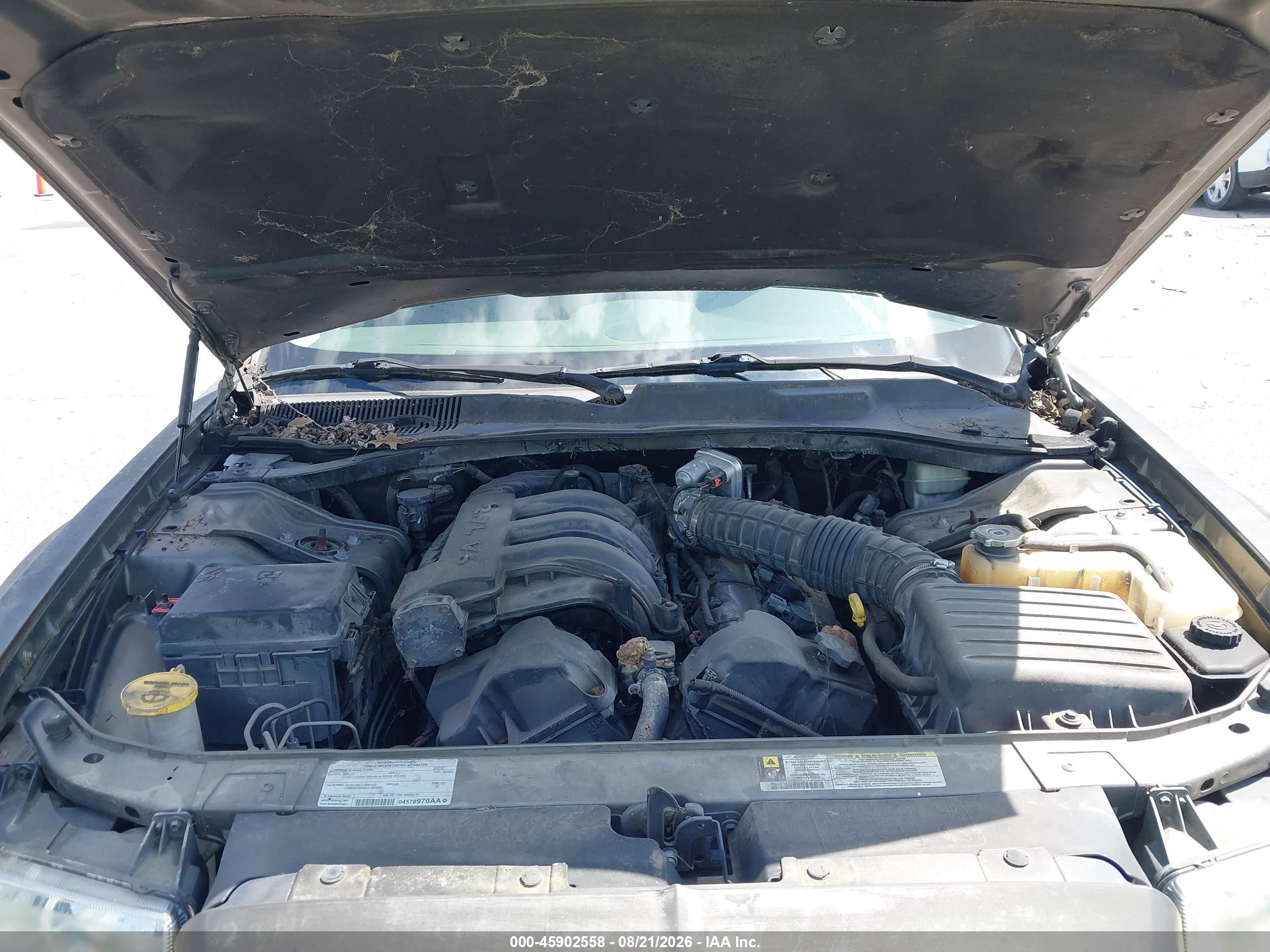 2008 Chrysler 300 Lx Gray vin: 2C3KA43RX8H253359