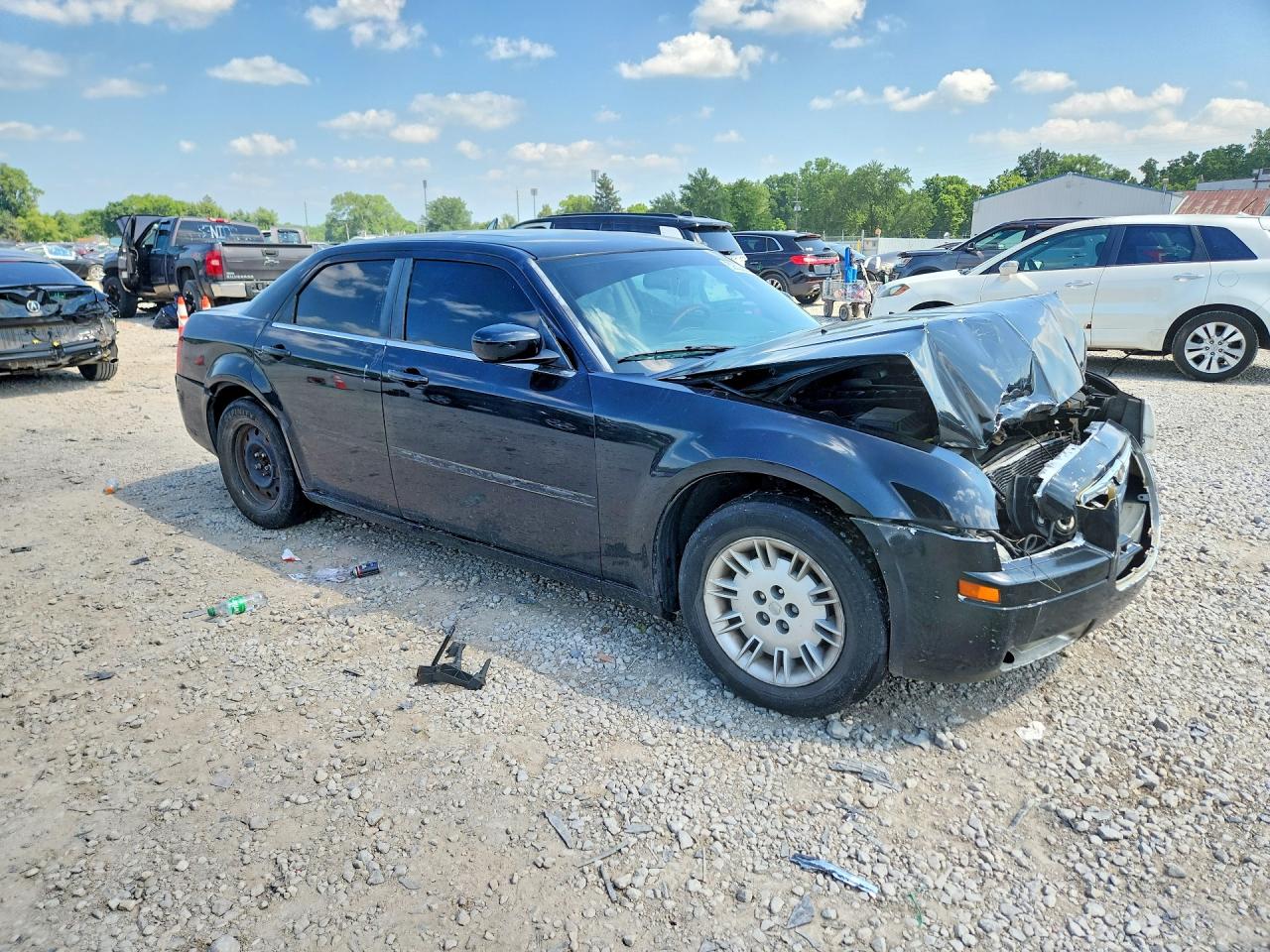 2006 Chrysler 300 Touring Black vin: 2C3KA53G06H170671