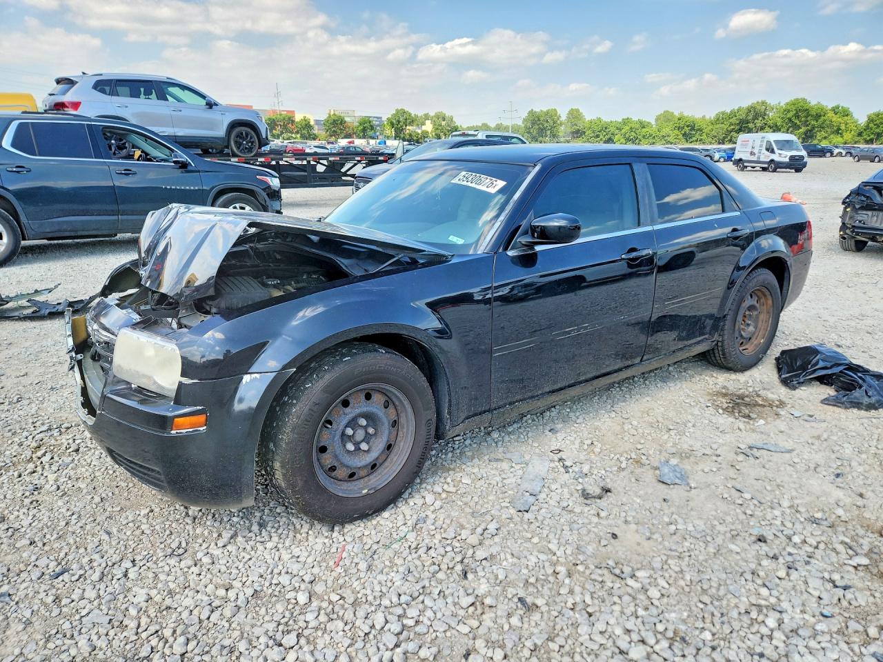 2006 Chrysler 300 Touring Black vin: 2C3KA53G06H170671