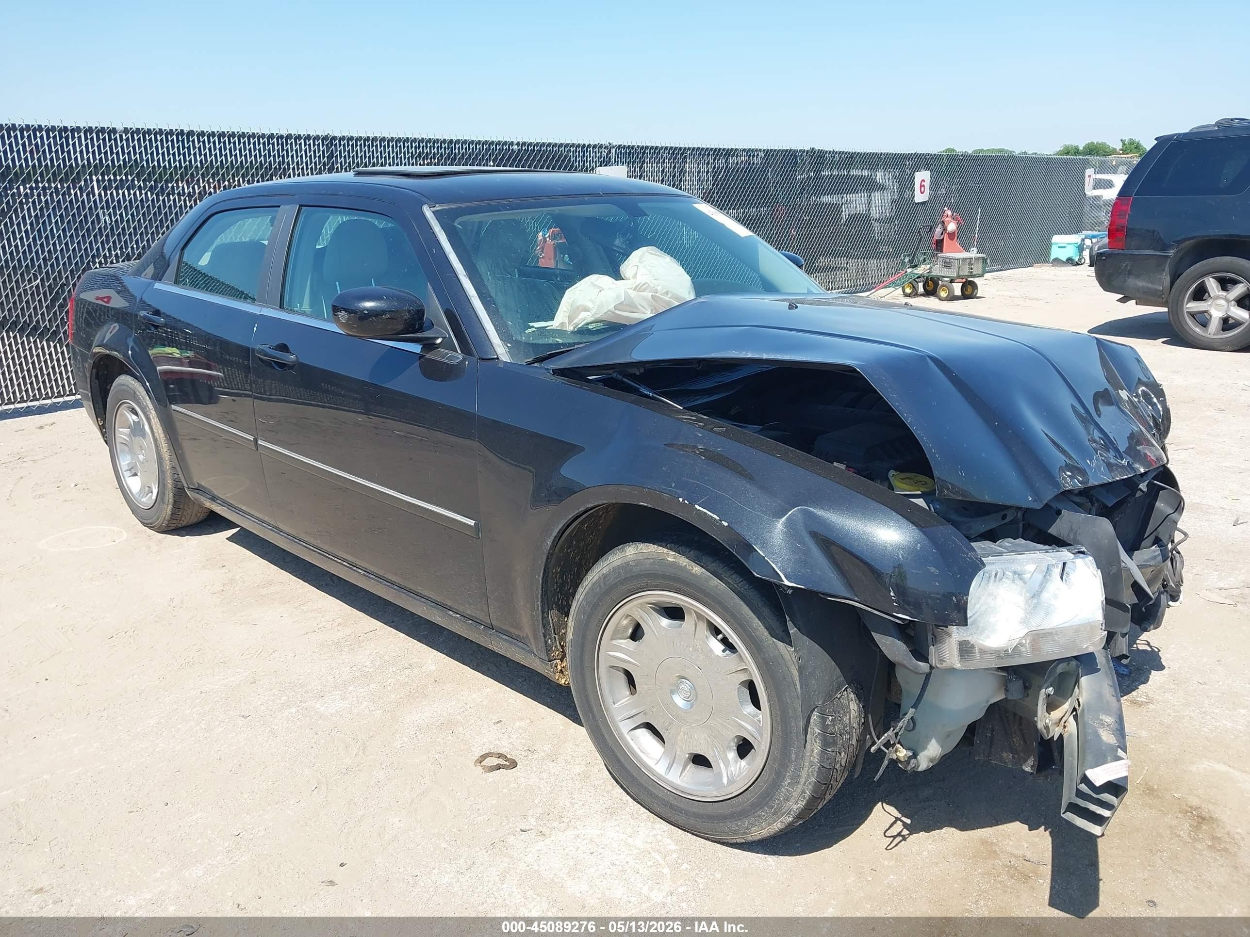 2006 Chrysler 300 Touring Black vin: 2C3KA53G16H438403