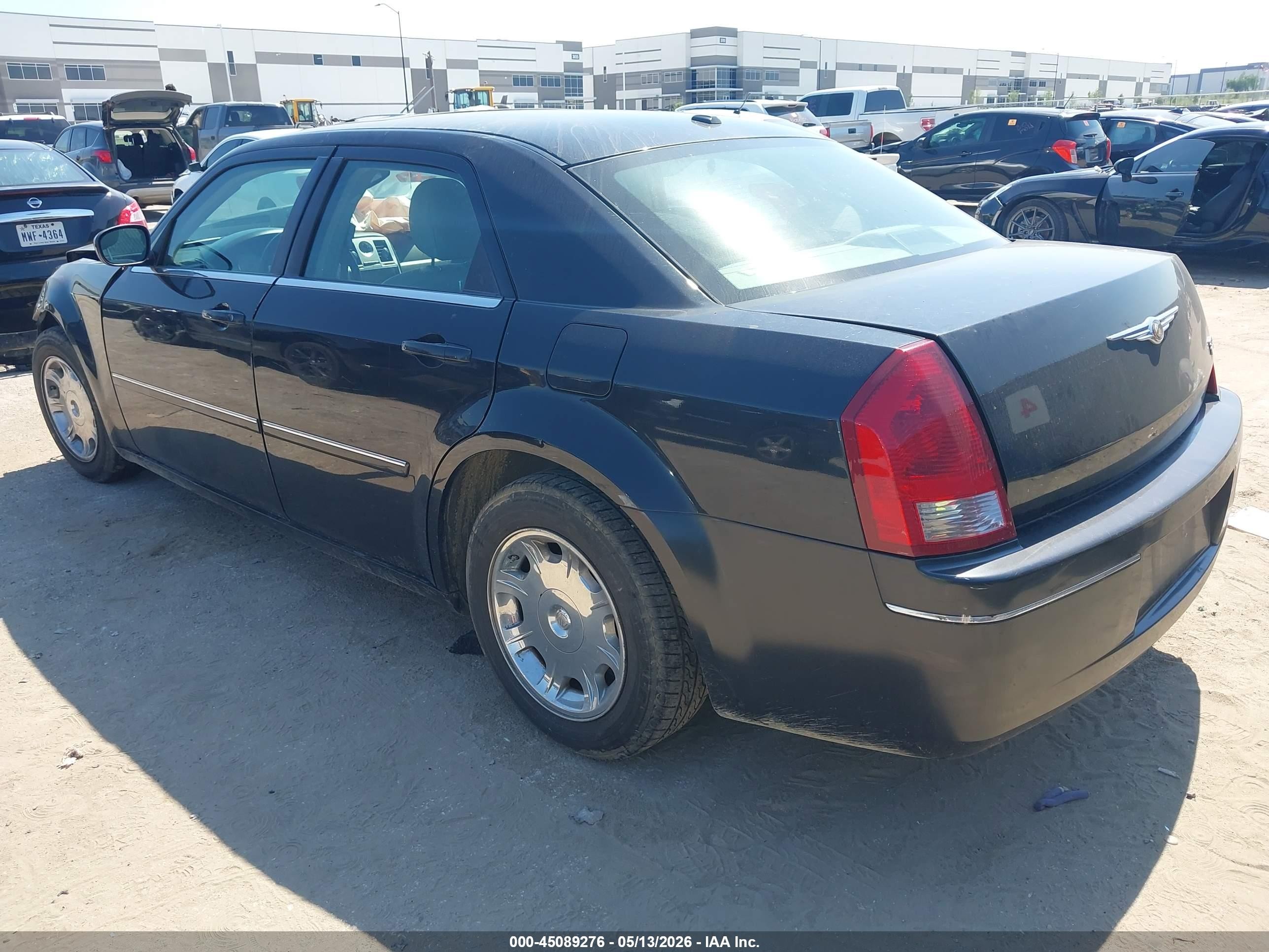 2006 Chrysler 300 Touring Black vin: 2C3KA53G16H438403