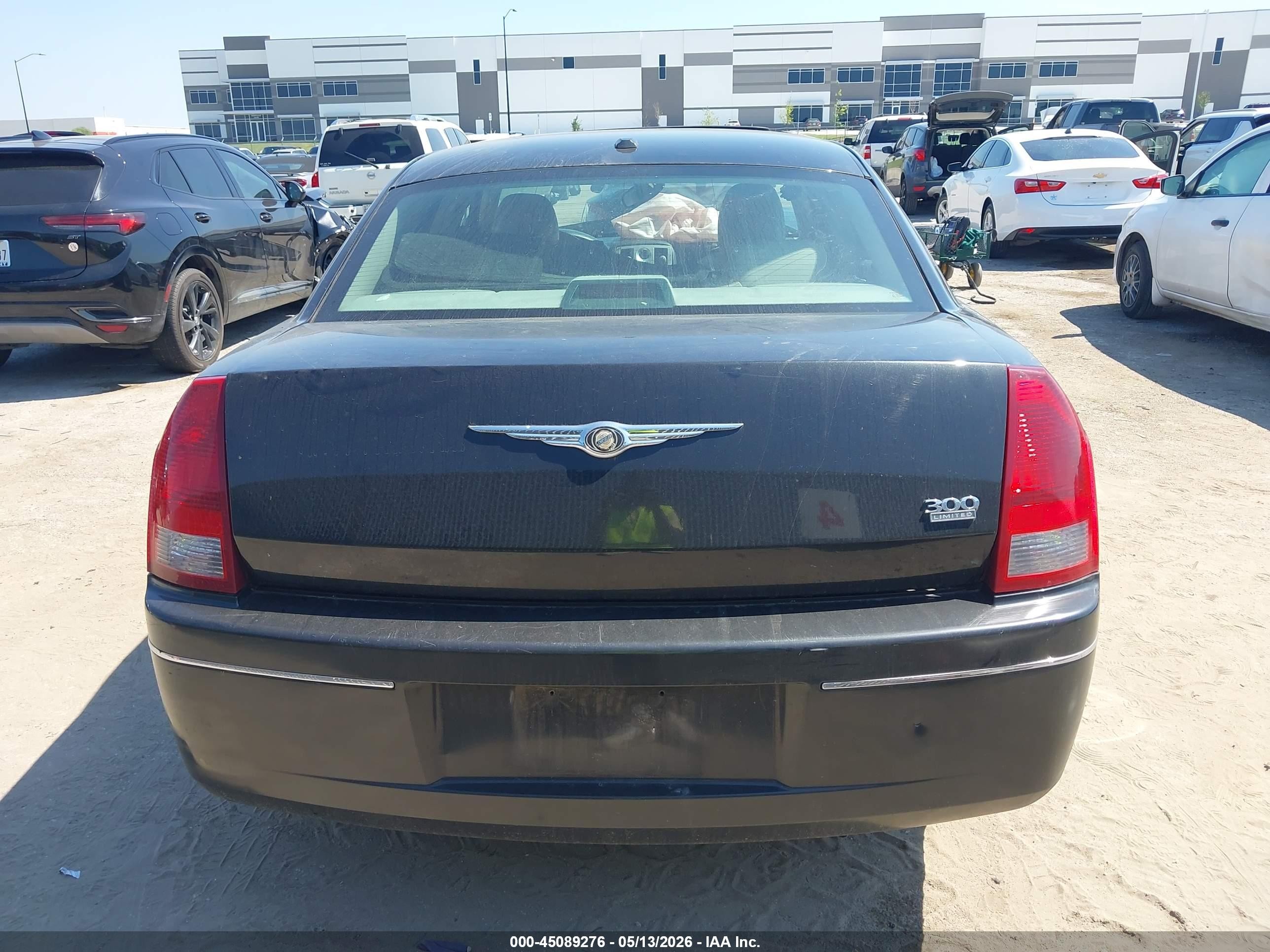 2006 Chrysler 300 Touring Black vin: 2C3KA53G16H438403