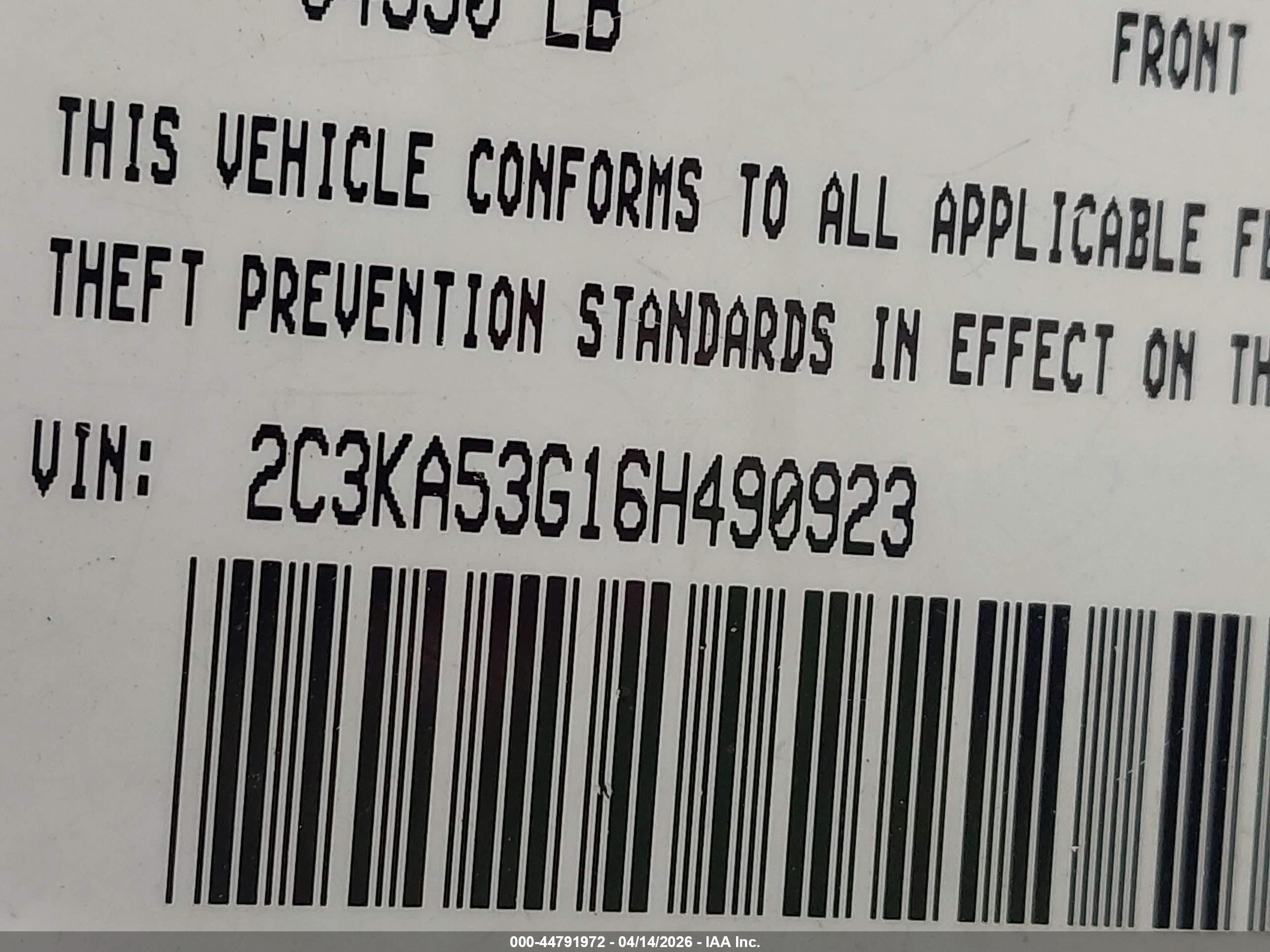 2006 Chrysler 300 Touring Silver vin: 2C3KA53G16H490923