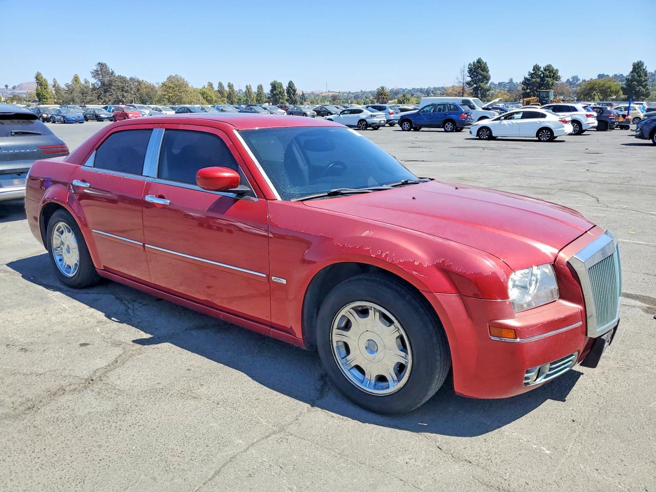 2007 Chrysler 300 Touring Red vin: 2C3KA53G27H698293