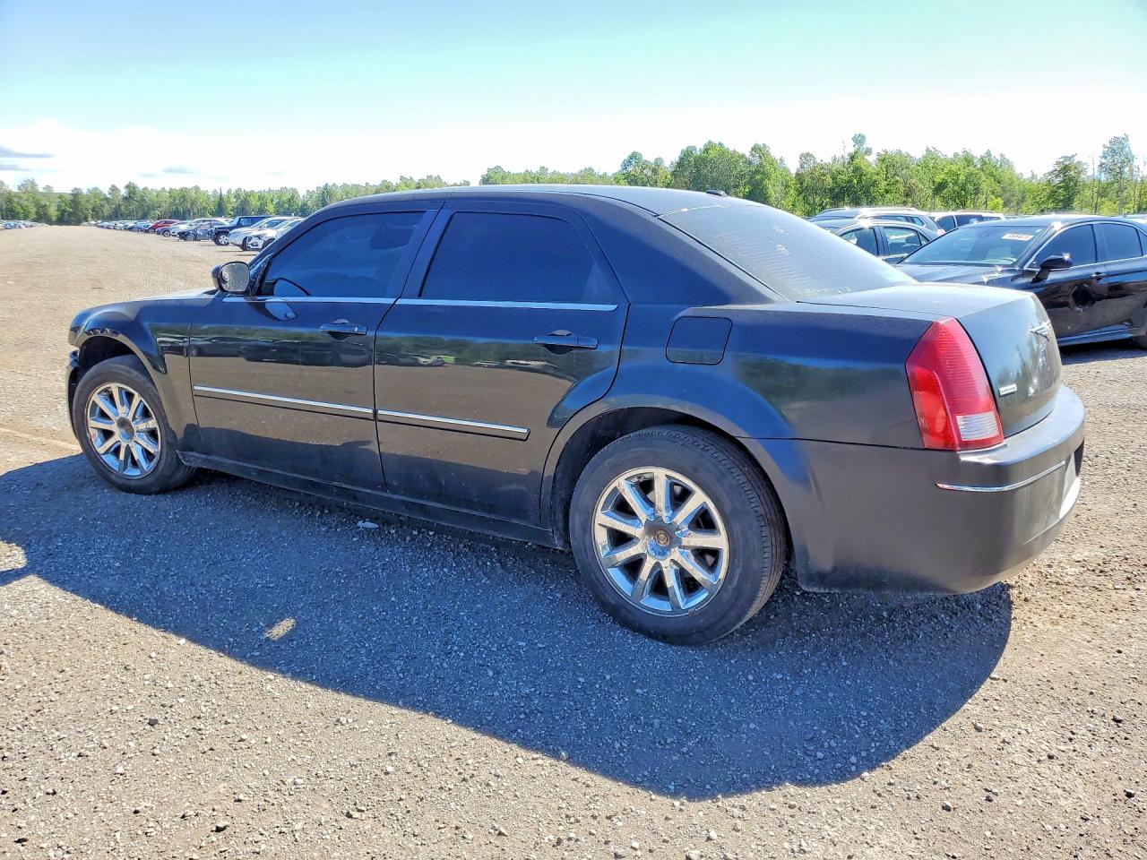 2007 Chrysler 300 Touring Black vin: 2C3KA53G27H783246