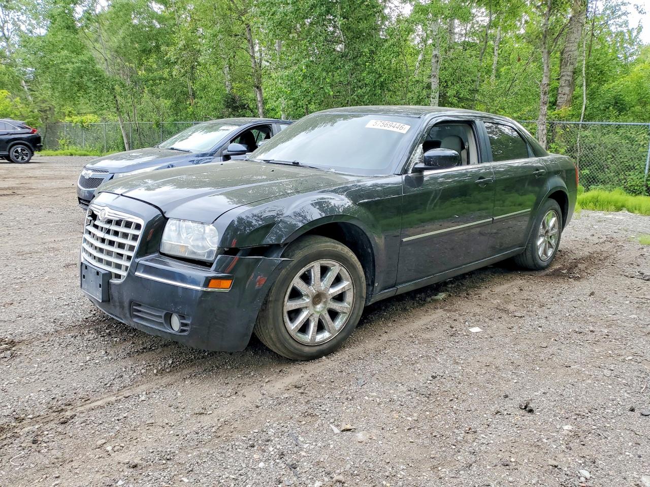 2007 Chrysler 300 Touring Black vin: 2C3KA53G27H783246