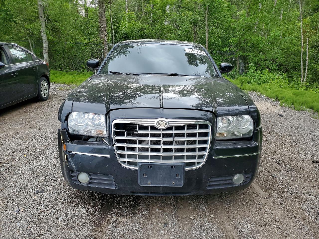 2007 Chrysler 300 Touring Black vin: 2C3KA53G27H783246