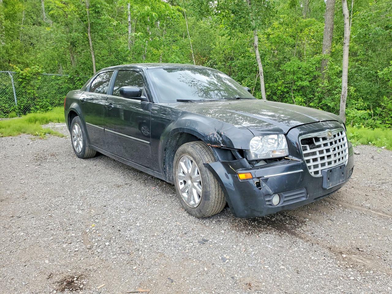 2007 Chrysler 300 Touring Black vin: 2C3KA53G27H783246
