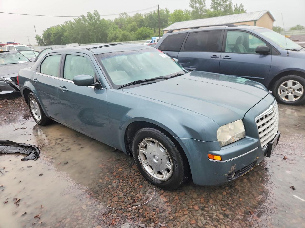 2006 Chrysler 300 Touring Синий vin: 2C3KA53G36H110870